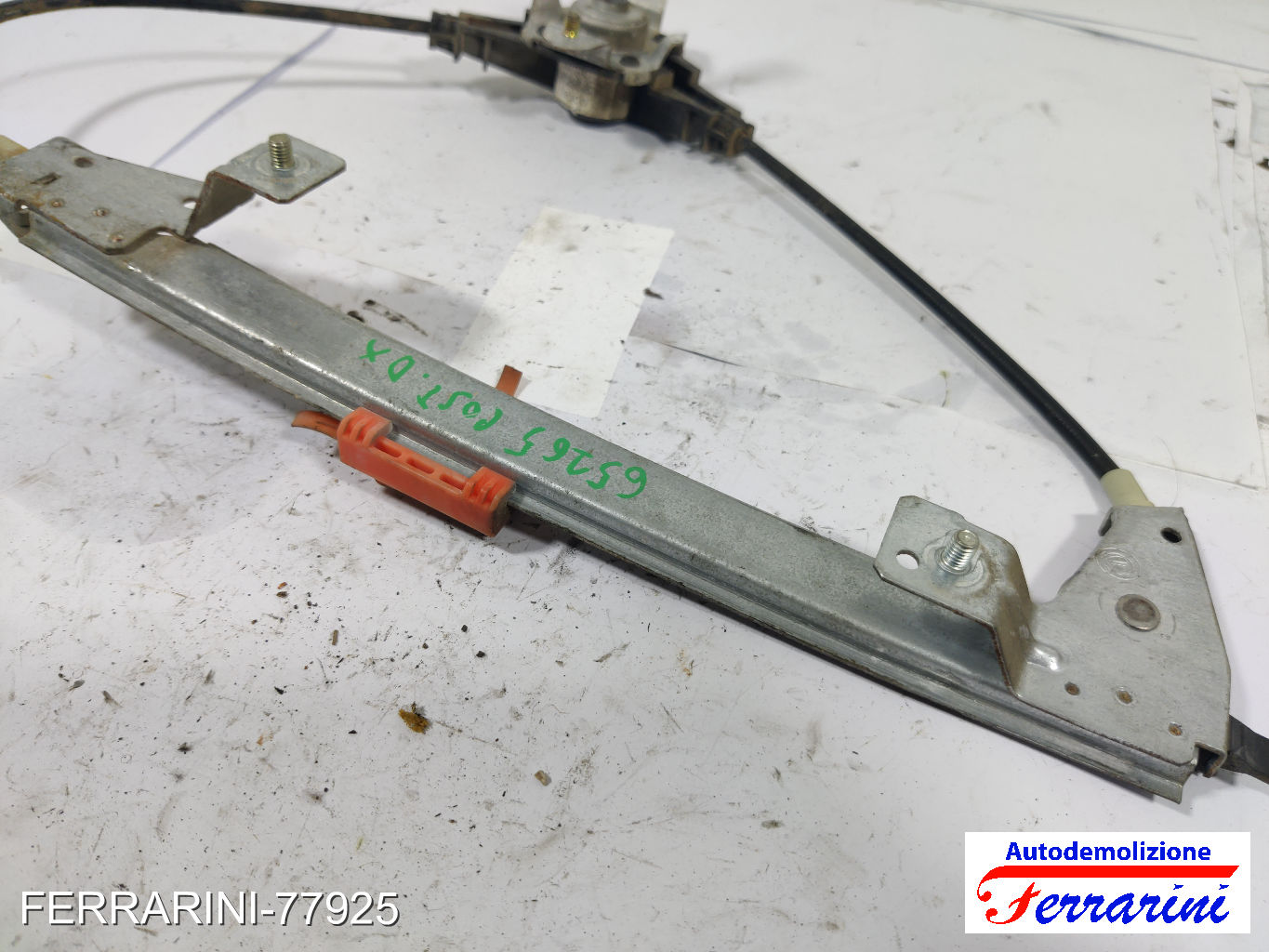 Alzavetro FIAT GRANDE PUNTO 199 2005-2010 destro, dx, posteriore, post 51723823