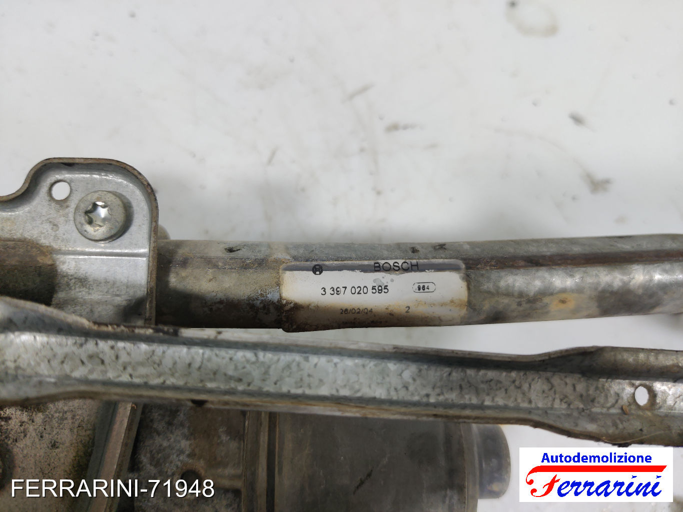 Spazzacqua Motorino Tergicristallo LANCIA YPSILON 843 2003-2011 anteriore