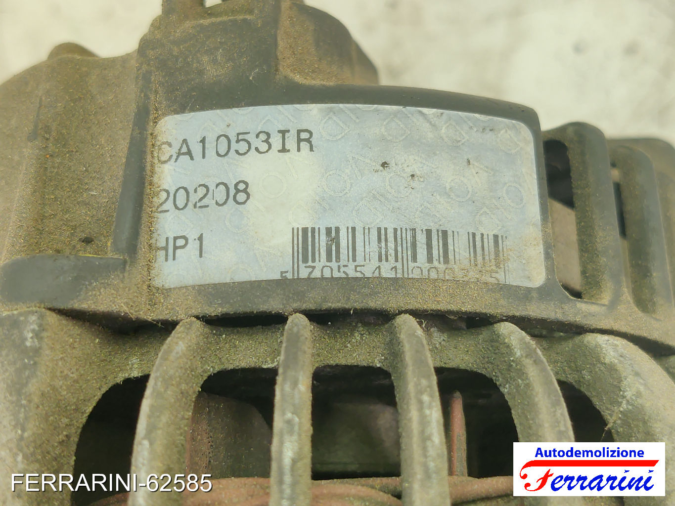 Alternatore OPEL ASTRA F CABRIOLET T92 1.4 SI 1993-2001 90443930, 20208