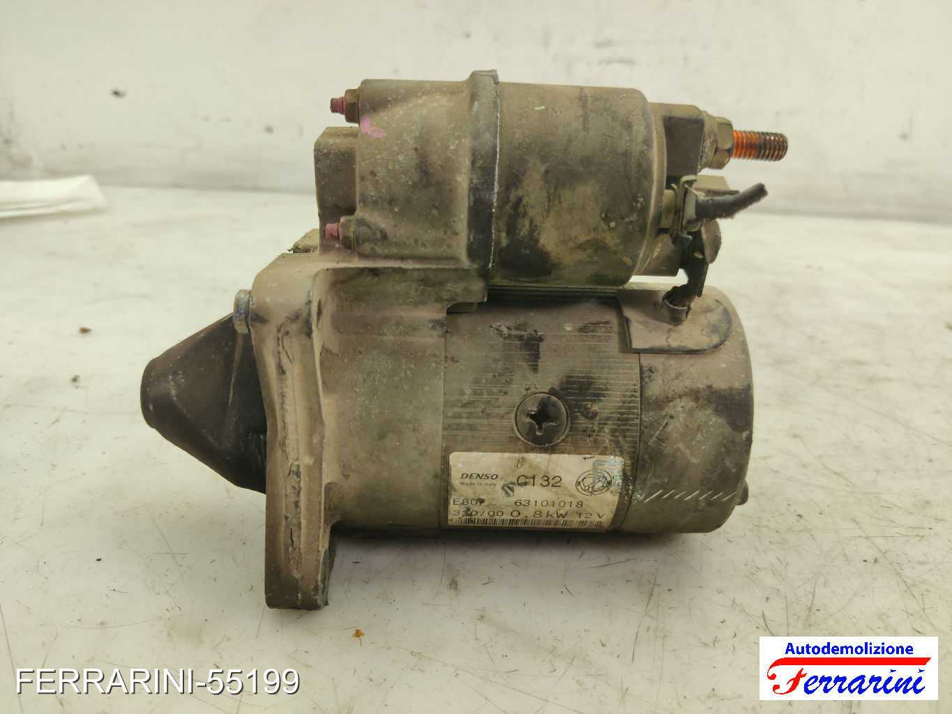 Motorino Avviamento FIAT PUNTO 188 1.2 60 1999-2010 63101018, 55195030, 55196400 7