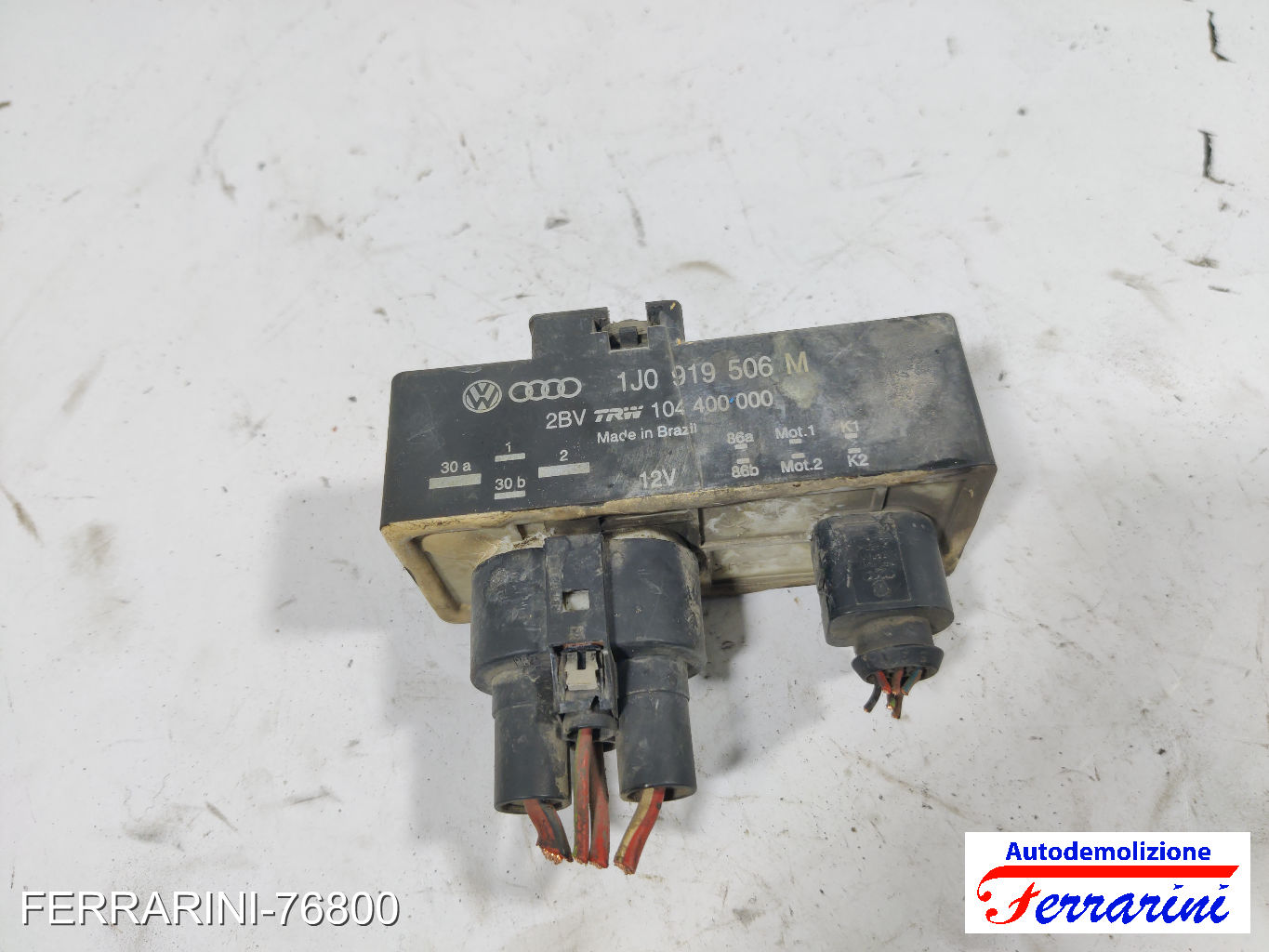 Centralina Ventola Radiatore SEAT IBIZA 3 6L1 1.4 TDI 2002-2005 1J0919506M 2