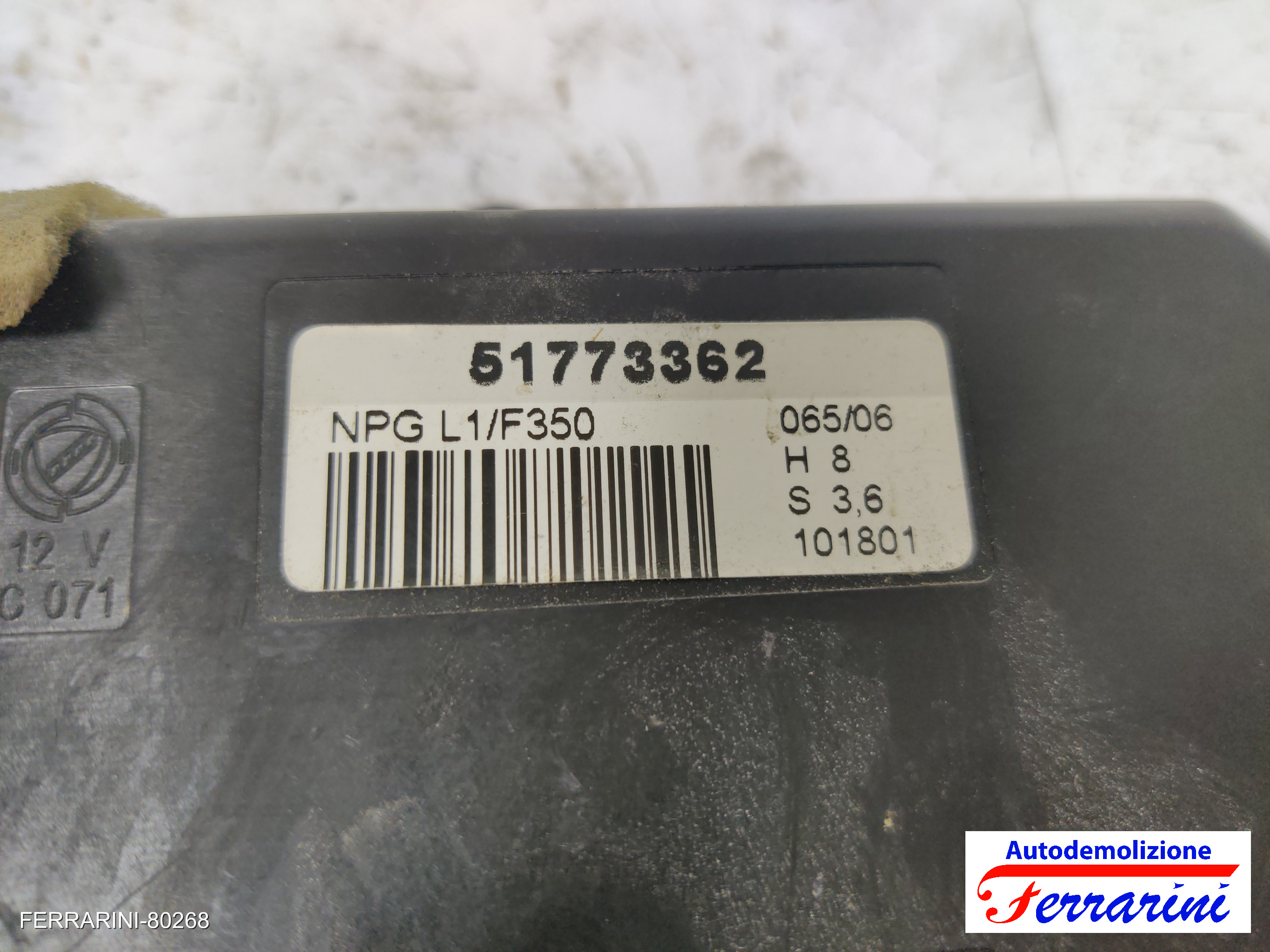 Centralina Porta Sportello LANCIA MUSA 350 2004-2012 sinistra, sx, frontale 10