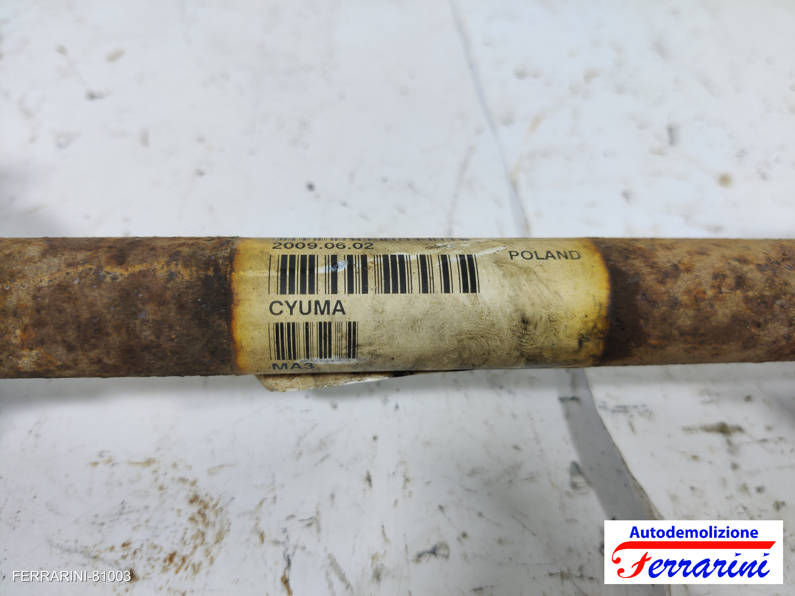 Semiasse FORD FIESTA 6 CB1, CCN 1.4 TDCI 2008-2012