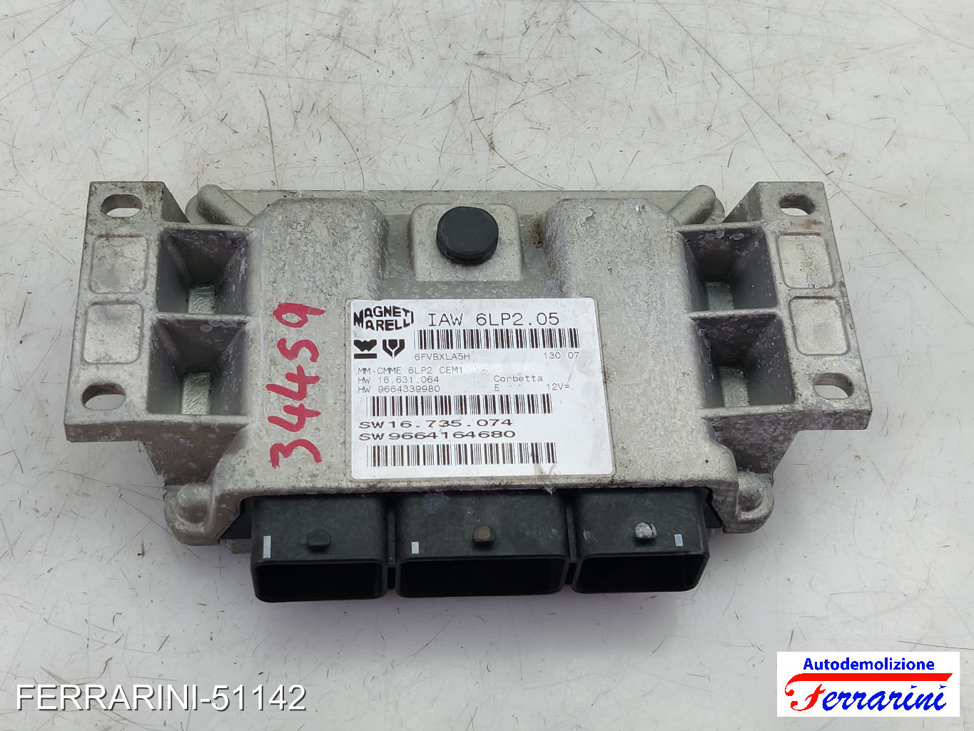 Kit Accensione CITROEN C4 LC 1.4 16V 2004-2011 IAW6LP205, 16735074, 9664164680 20