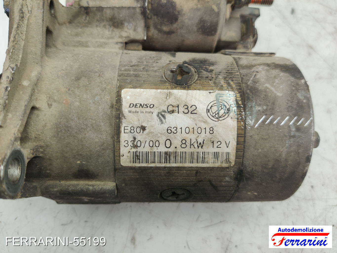 Motorino Avviamento FIAT PUNTO 188 1.2 60 1999-2010 63101018, 55195030, 55196400 6
