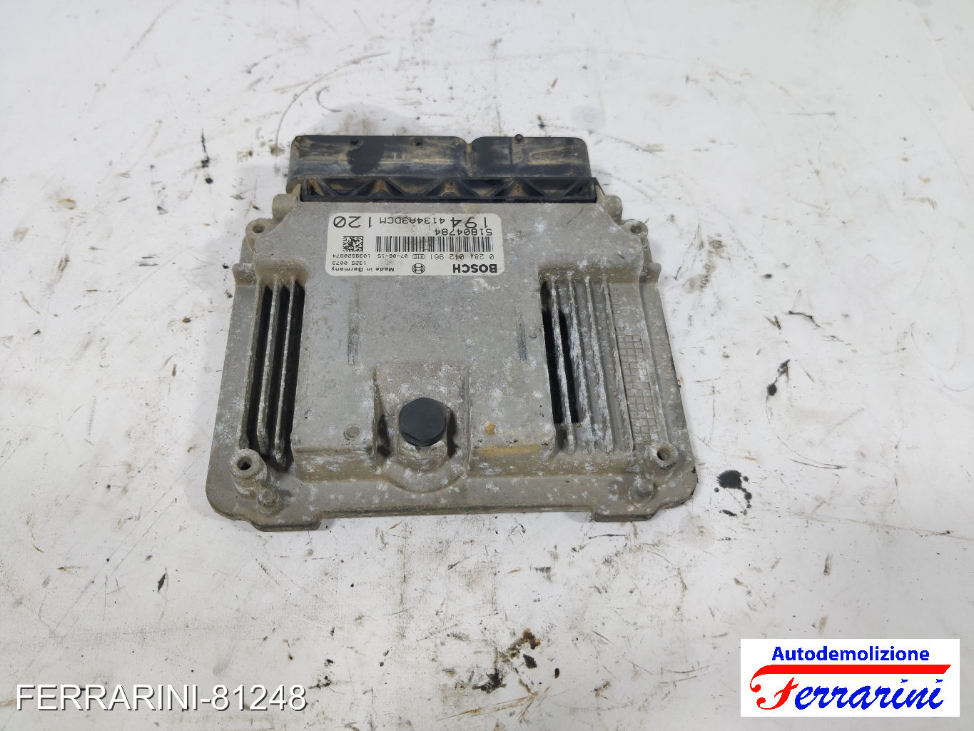 Centralina Motore FIAT CROMA 194 1.9 D MULTIJET 2005-2011 51804784, 0281012961