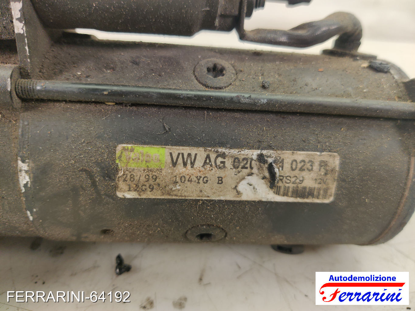 Motorino Avviamento SEAT IBIZA 4 6J5, 6P1 1.2 2008-2015 02T911023, 02T911023M 9