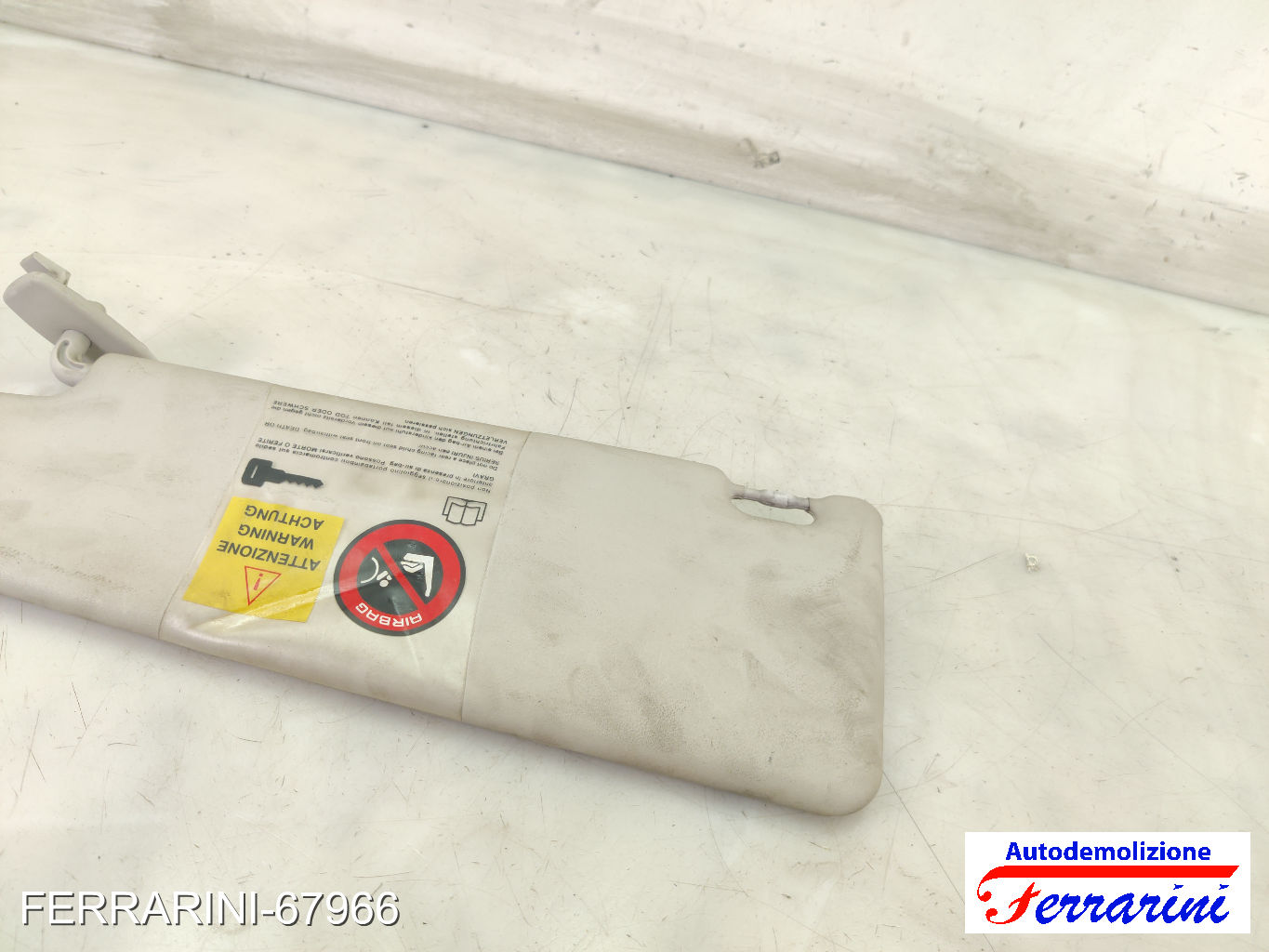 Aletta Parasole FIAT STILO SW 192 2005-2008 destro, dx 735411165, 36055