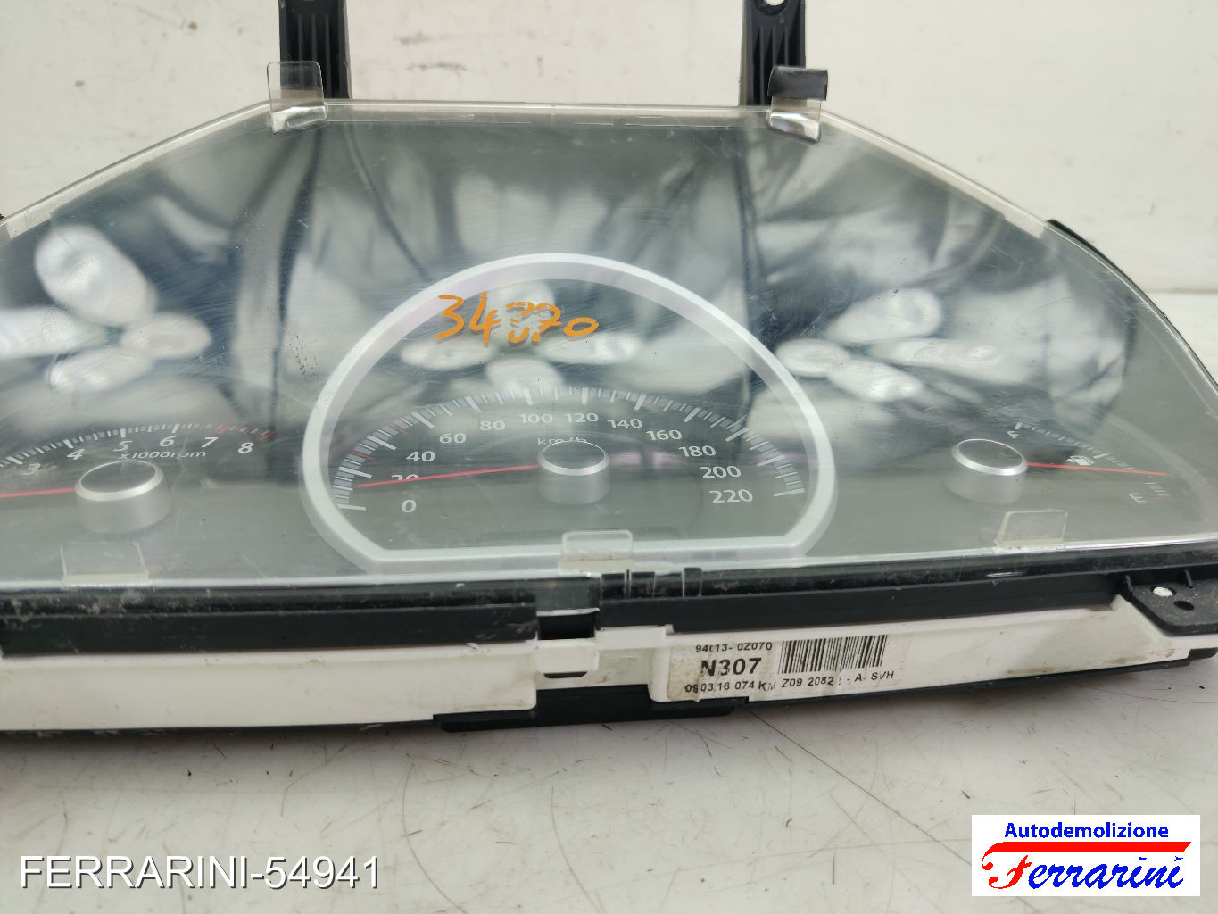 Quadro Contachilometri KIA SPORTAGE JE, KM 2.0I 16V 2004-2009 940130Z070 9