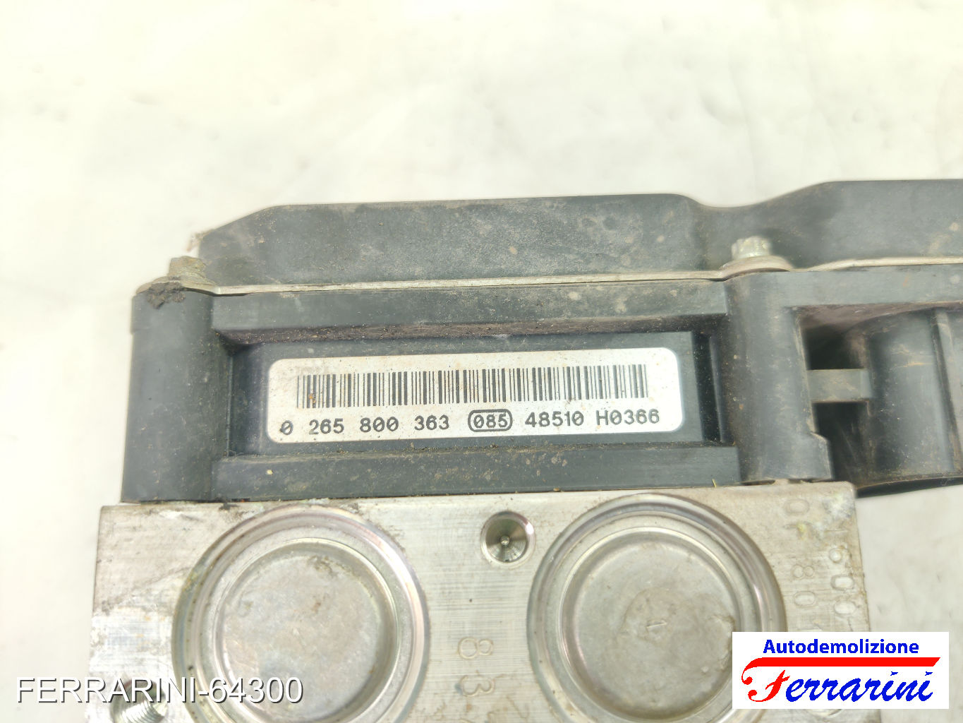 Centralina Pompa Abs AUDI A2 8Z0 1.4 TDI 2000-2005 0265800363, 6Q0907379, 48510 9