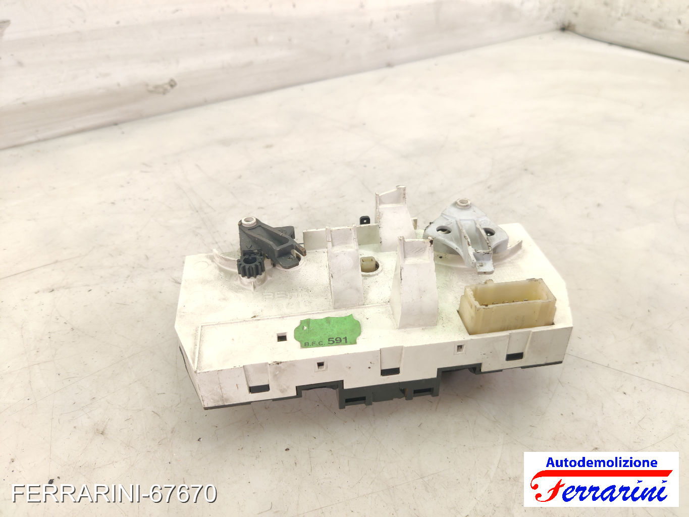 Tastiera Clima CITROEN C3 1 FC, FN 2002-2009 anteriore, frontale 9624675377