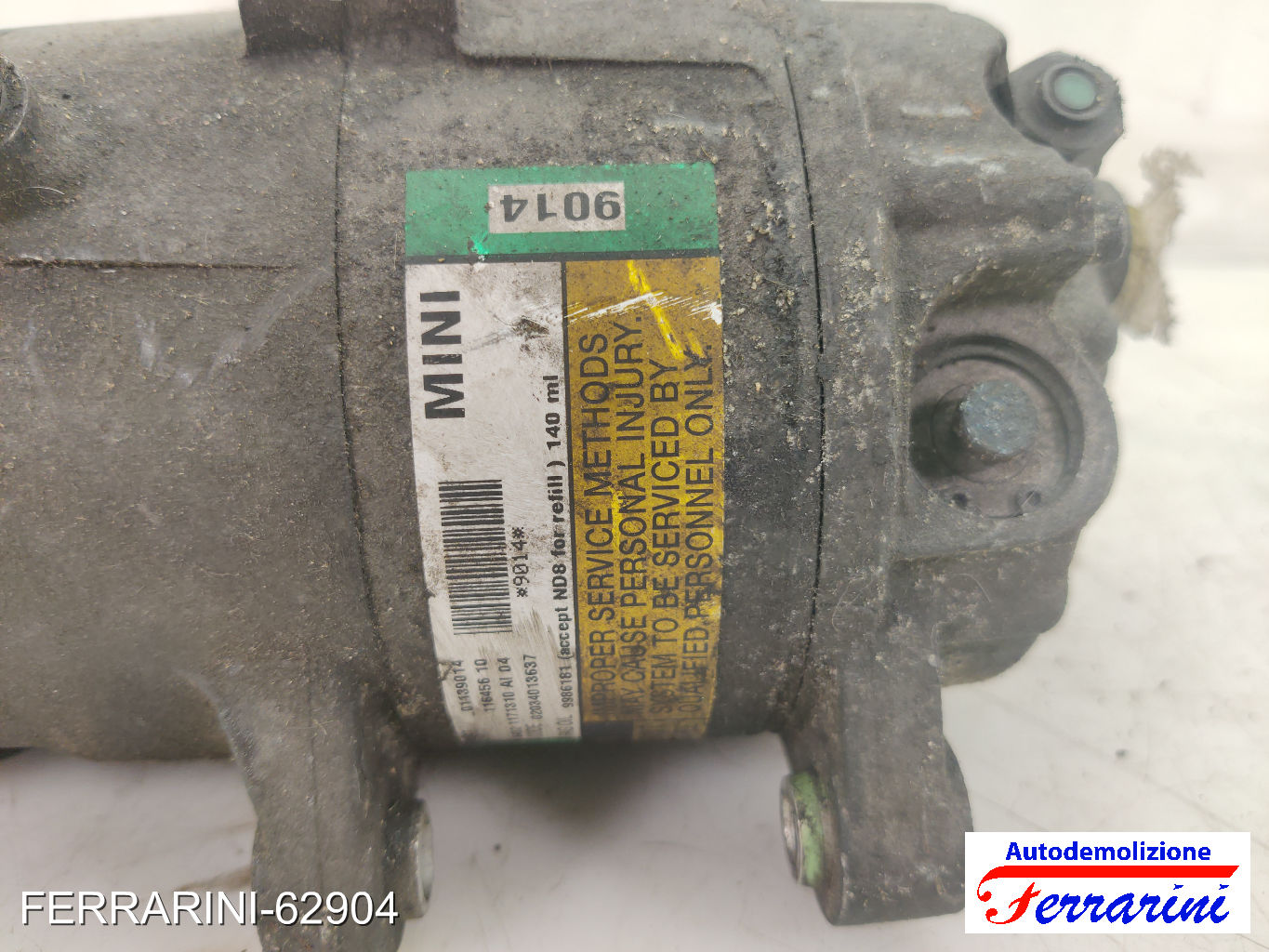 Compressore Clima MINI - R50, R53 COOPER 2001-2006 64526918122, 64521171310