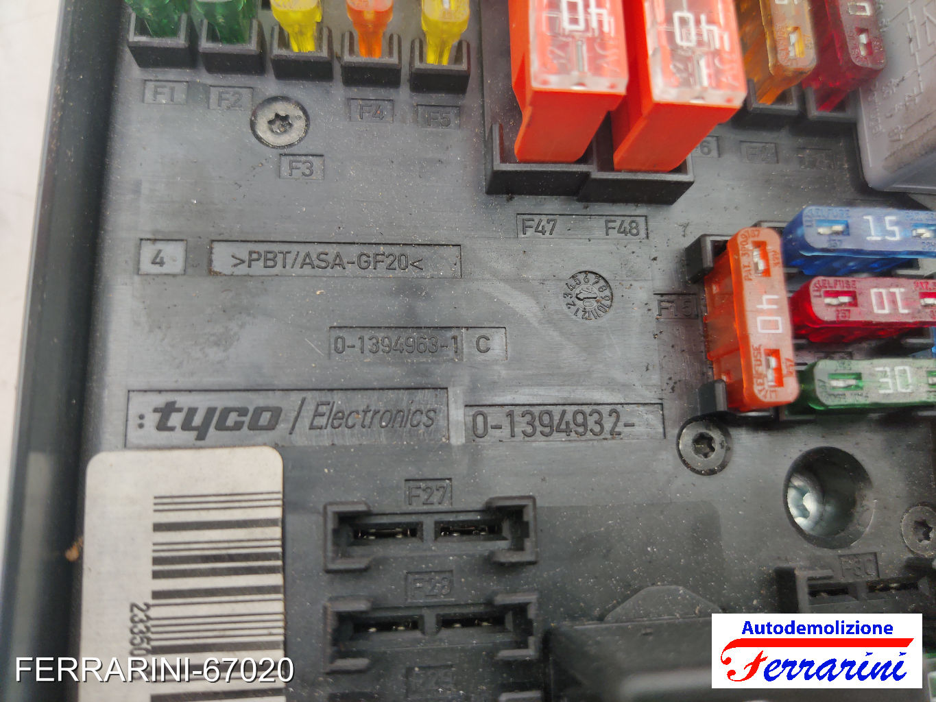 Body Computer AUDI A3 8P1 2.0 TDI 16V 2003-2012 1K0937124H, 01394932, 013949631C