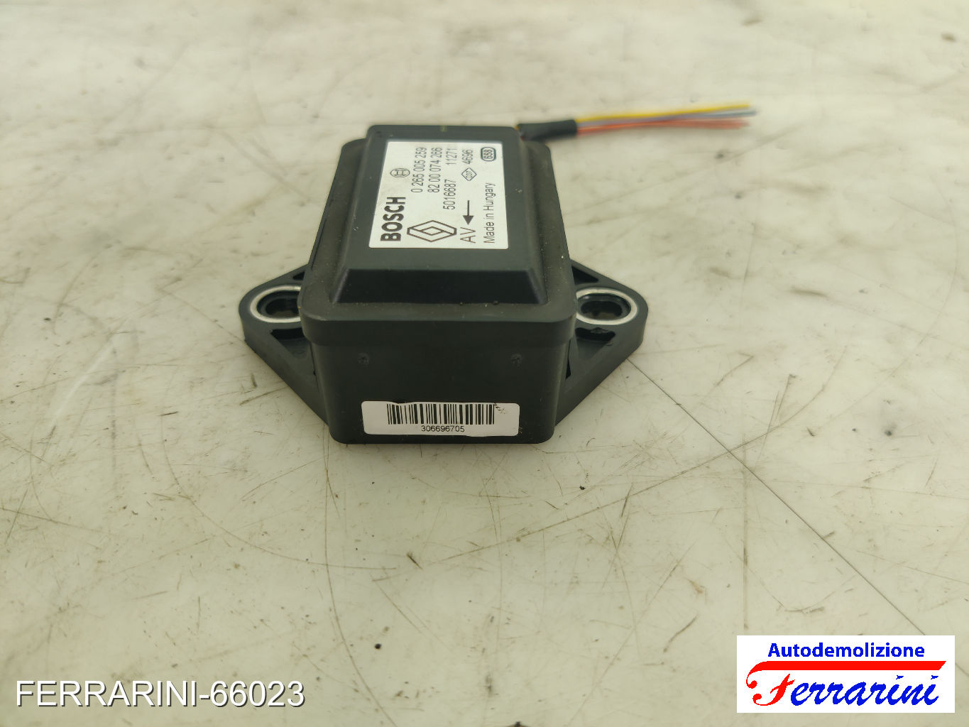 Sensore Imbardata Urto RENAULT MODUS F/JP0 2010-2023 anteriore, frontale
