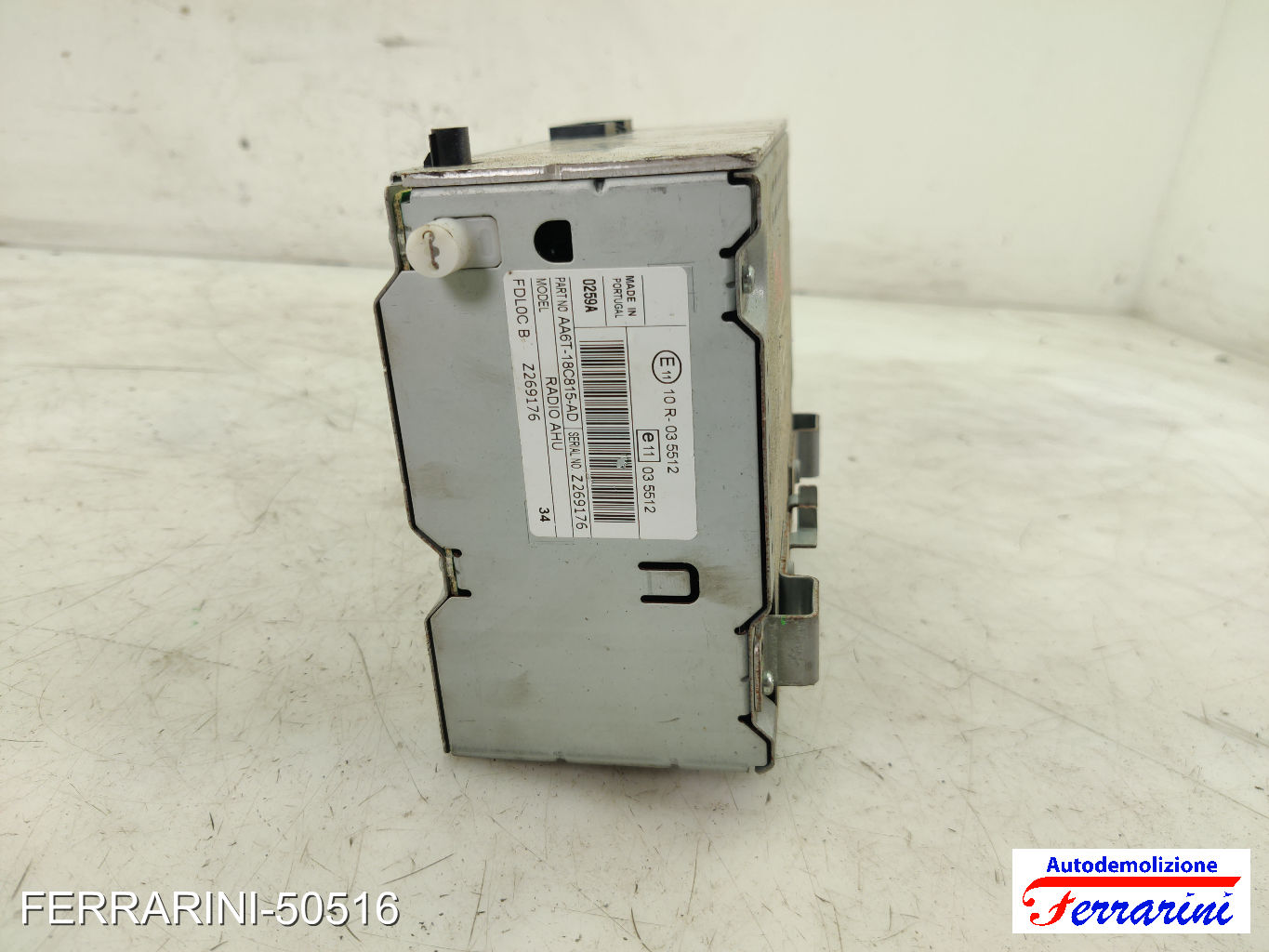 Stereo Radio FORD FIESTA 6 CB1, CCN 2008-2012 AA6T18C815AD, Z269176