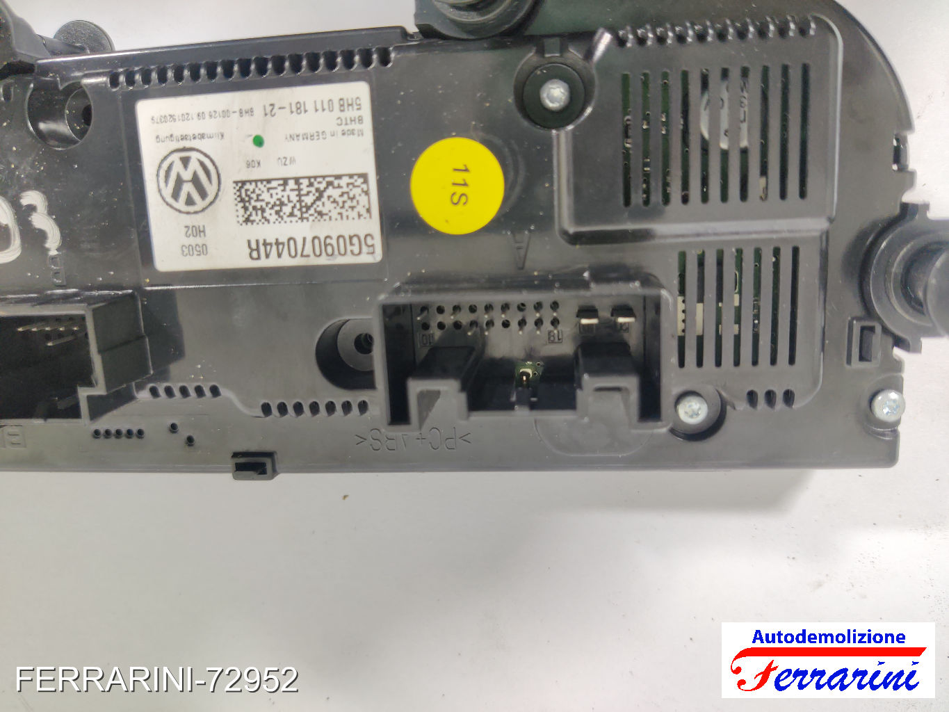 bizona automatico Tastiera Clima VW GOLF 7 5G1, BE1, BE2, BQ1 2012-2020 7