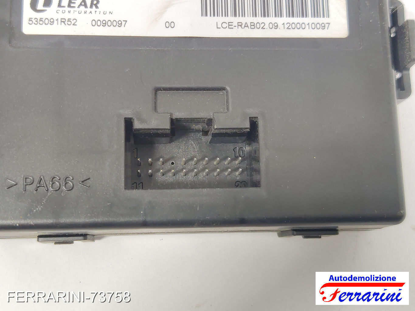 gateway bus dati LEAR VW GOLF 7 5G1, BE1, BE2, BQ1 2.0 TDI 2012-2020 5Q0907530F