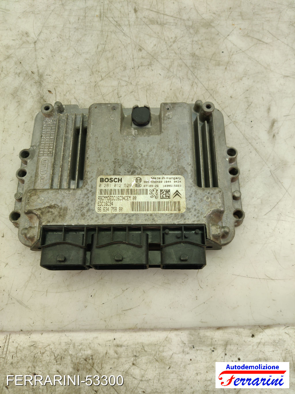 Kit Accensione CITROEN C3 1 FC, FN 1.4 HDI 2002-2009 9663475880, 9657699480 10