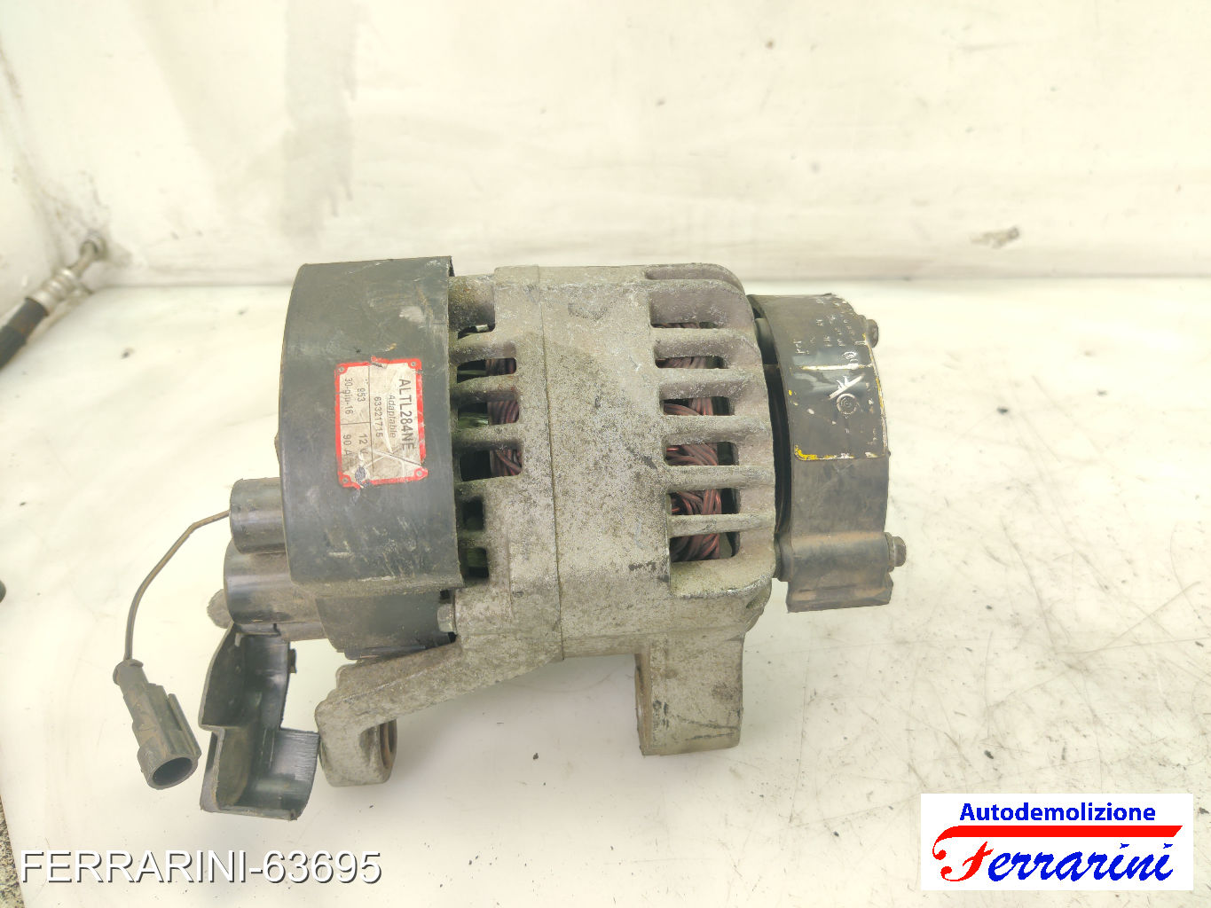 Alternatore FIAT PUNTO 176 1.2 16V 1997-1999 63321715, 46758245, 63321629