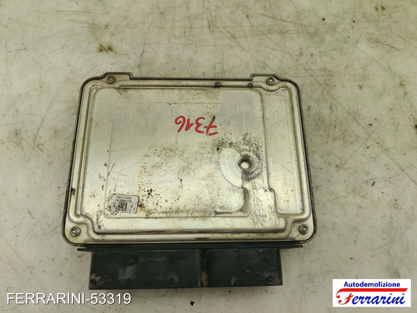 Centralina Motore FIAT CROMA 194 1.9 D MULTIJET 2005-2011 55205064, 0281012963
