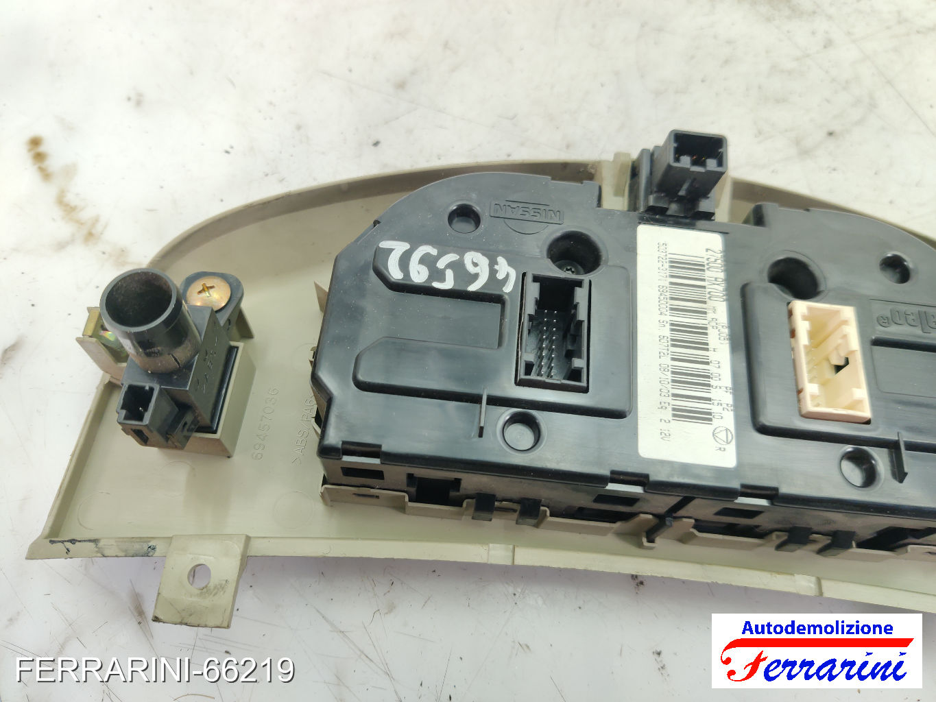 automatico Tastiera Clima NISSAN MICRA 3 K12 2003-2010 anteriore, frontale 8