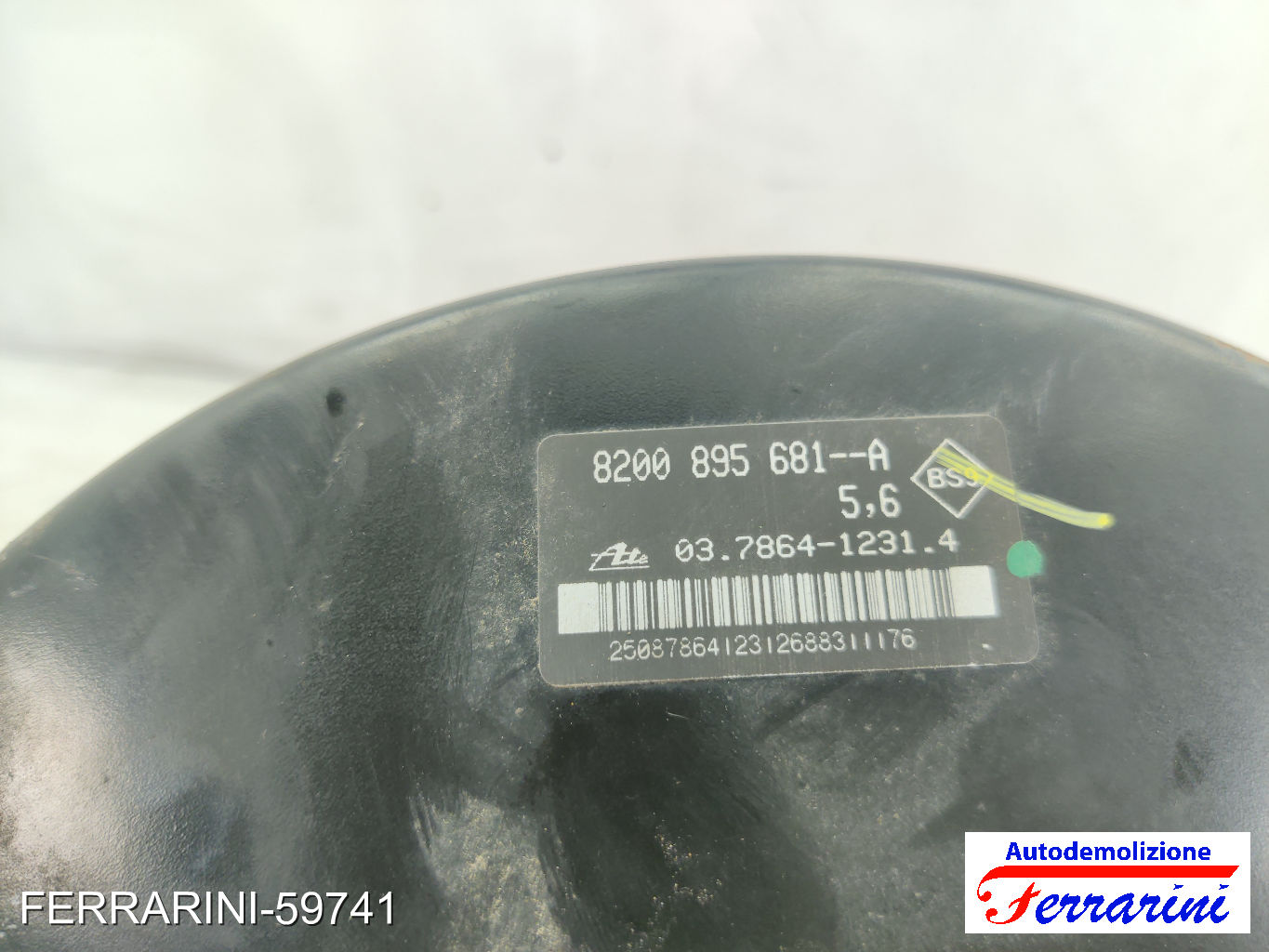 Servofreno RENAULT MODUS F/JP0 1.2 16V 2007-2023 8200895681, 8200895681A 7