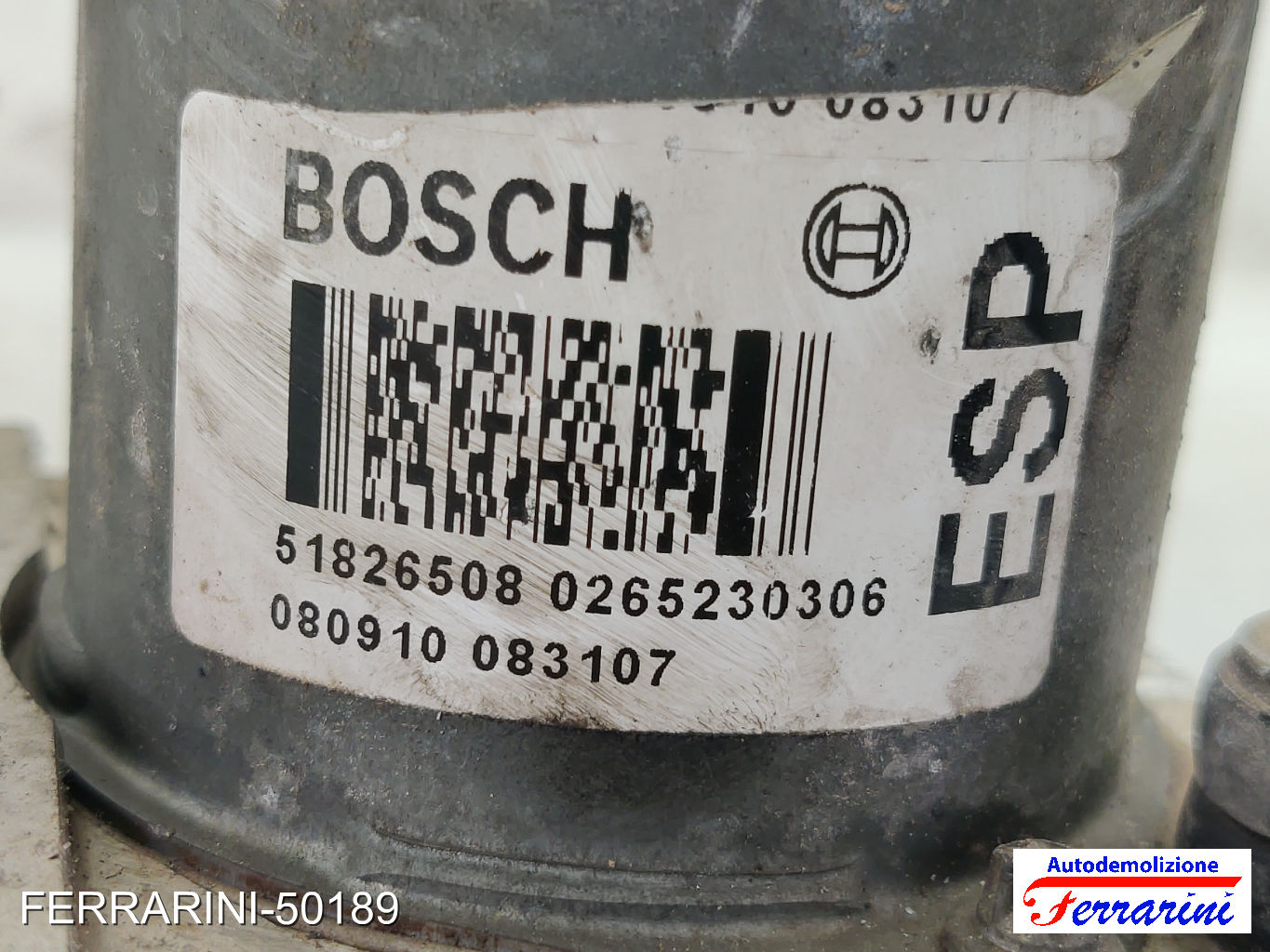 Centralina Pompa Abs FIAT GRANDE PUNTO 199 1.2 2005-2009 51826508, 0264950973 6