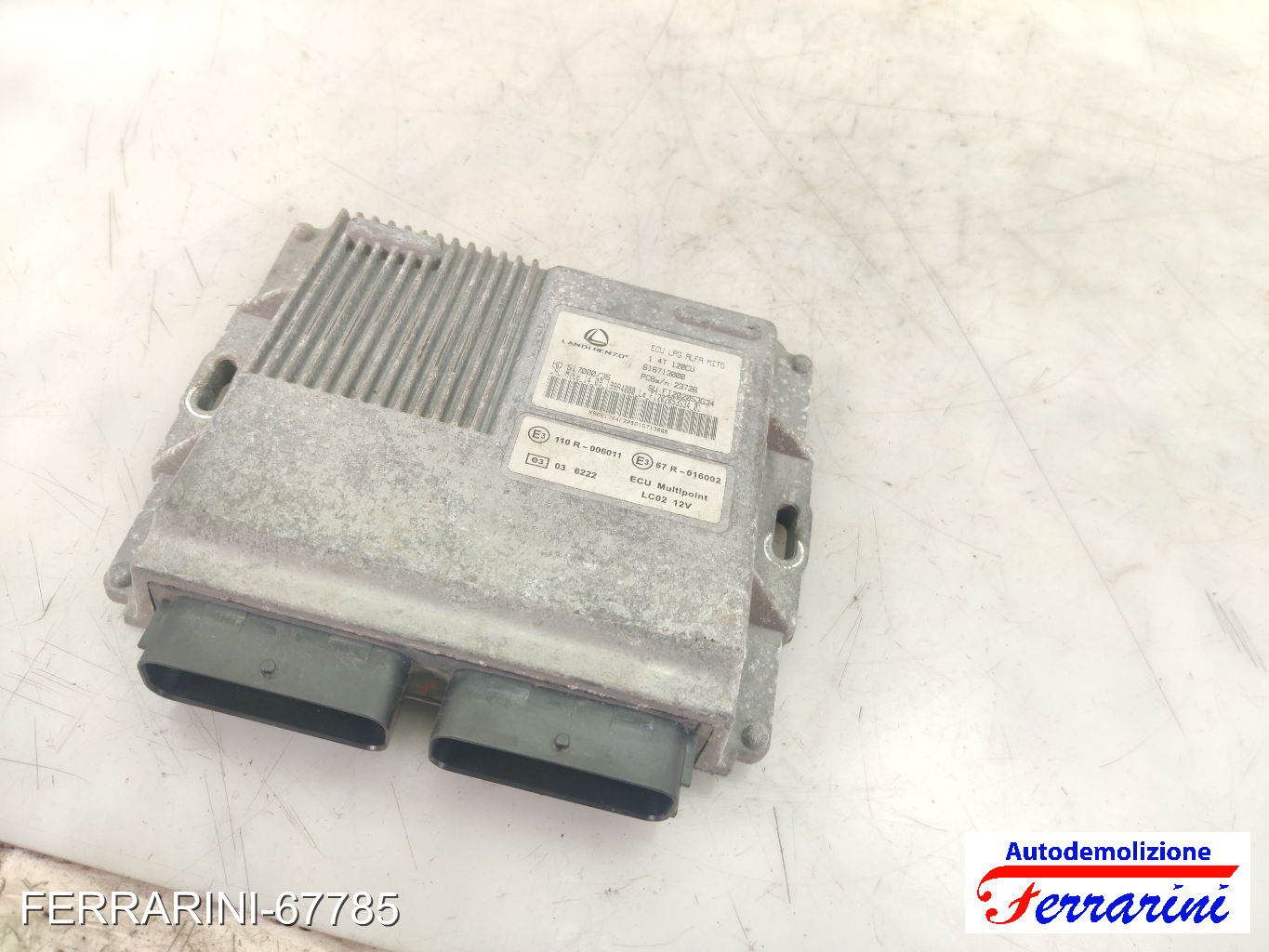 landi renzo Centralina Gpl ALFA ROMEO MITO 955 1.4 BI-FUEL 2009-2016 616713000
