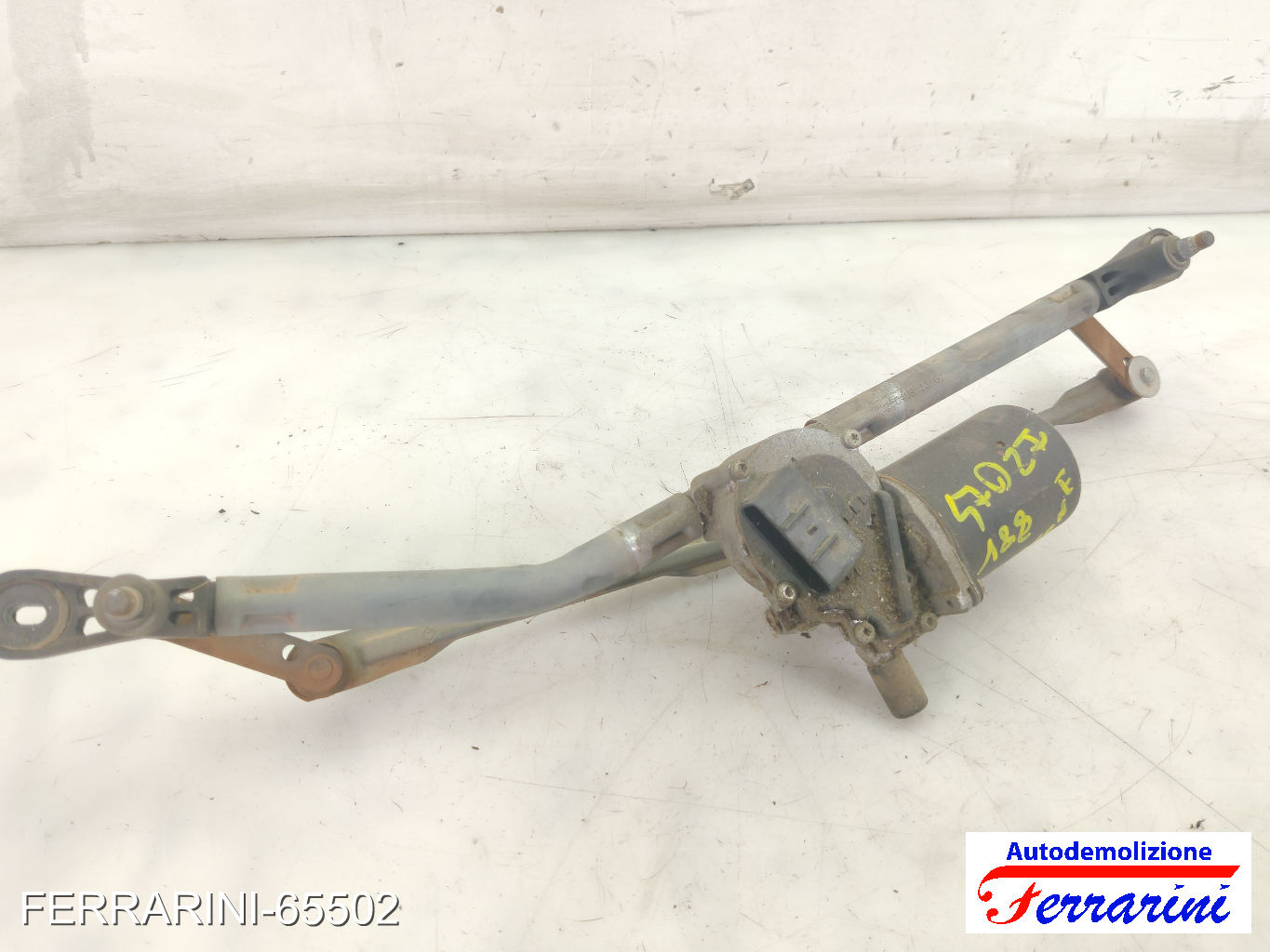 Spazzacqua Motorino Tergicristallo FIAT PUNTO 188 2003-2012 anteriore, frontale 9