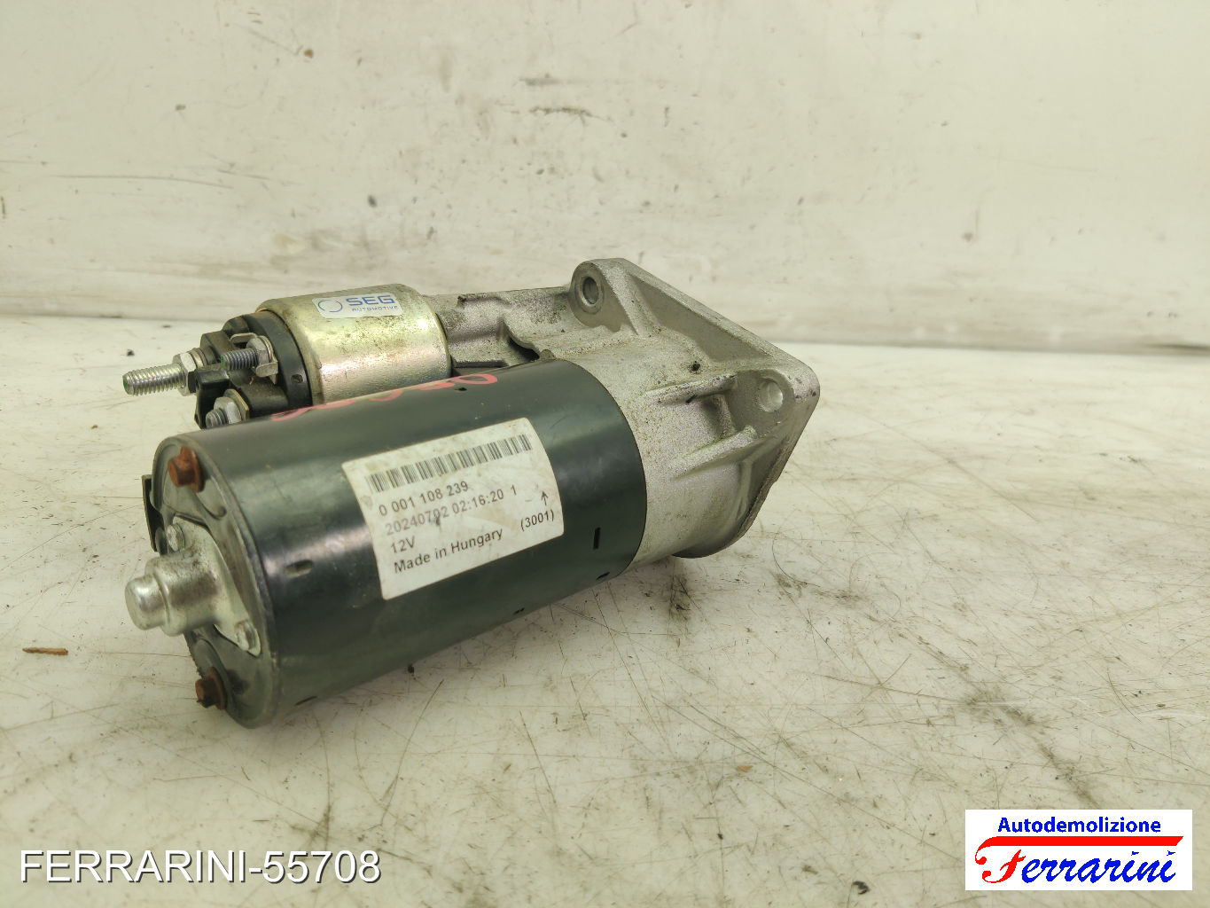 Motorino Avviamento FIAT STILO SW 192 1.9 D MULTIJET 2005-2008 0001108239