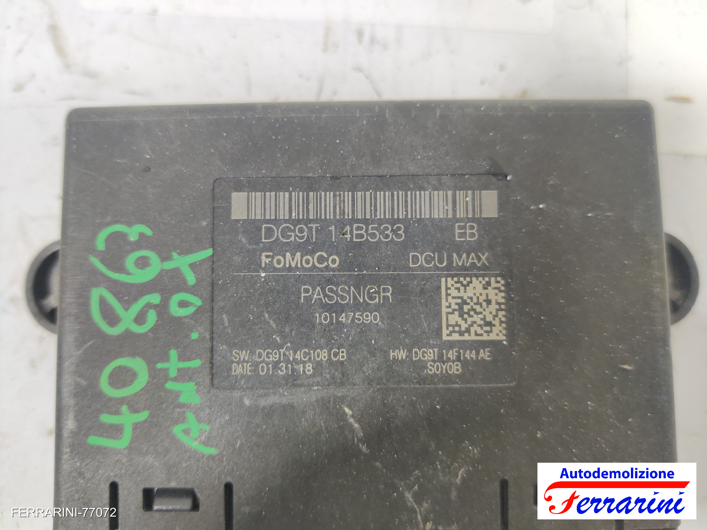 Centralina Porta Sportello FORD EDGE 2015-2018 destra, dx, frontale, anteriore