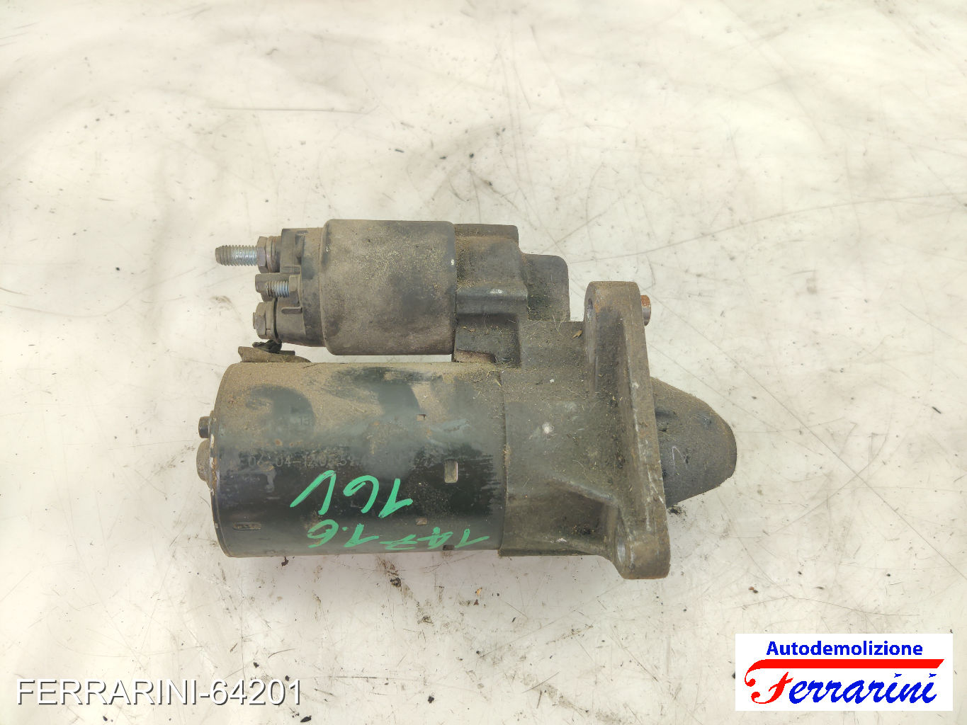 Motorino Avviamento FIAT BRAVO 2 198 1.6 D MULTIJET 2008-2014 51832950 9