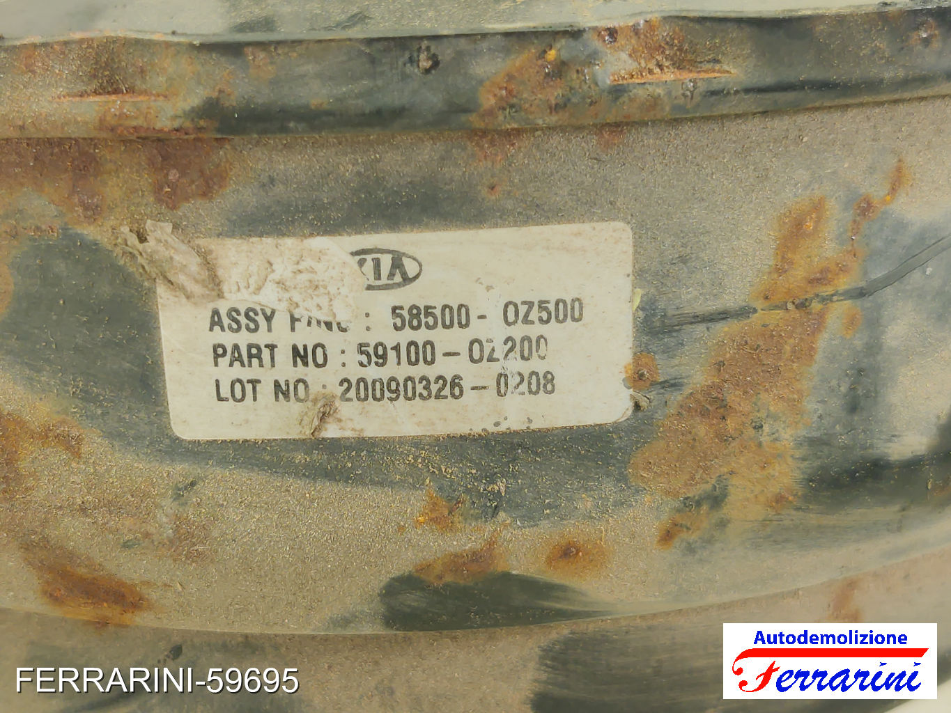 Servofreno KIA SPORTAGE JE, KM 2.0I 16V 2004-2009 591102E000, 591000Z200