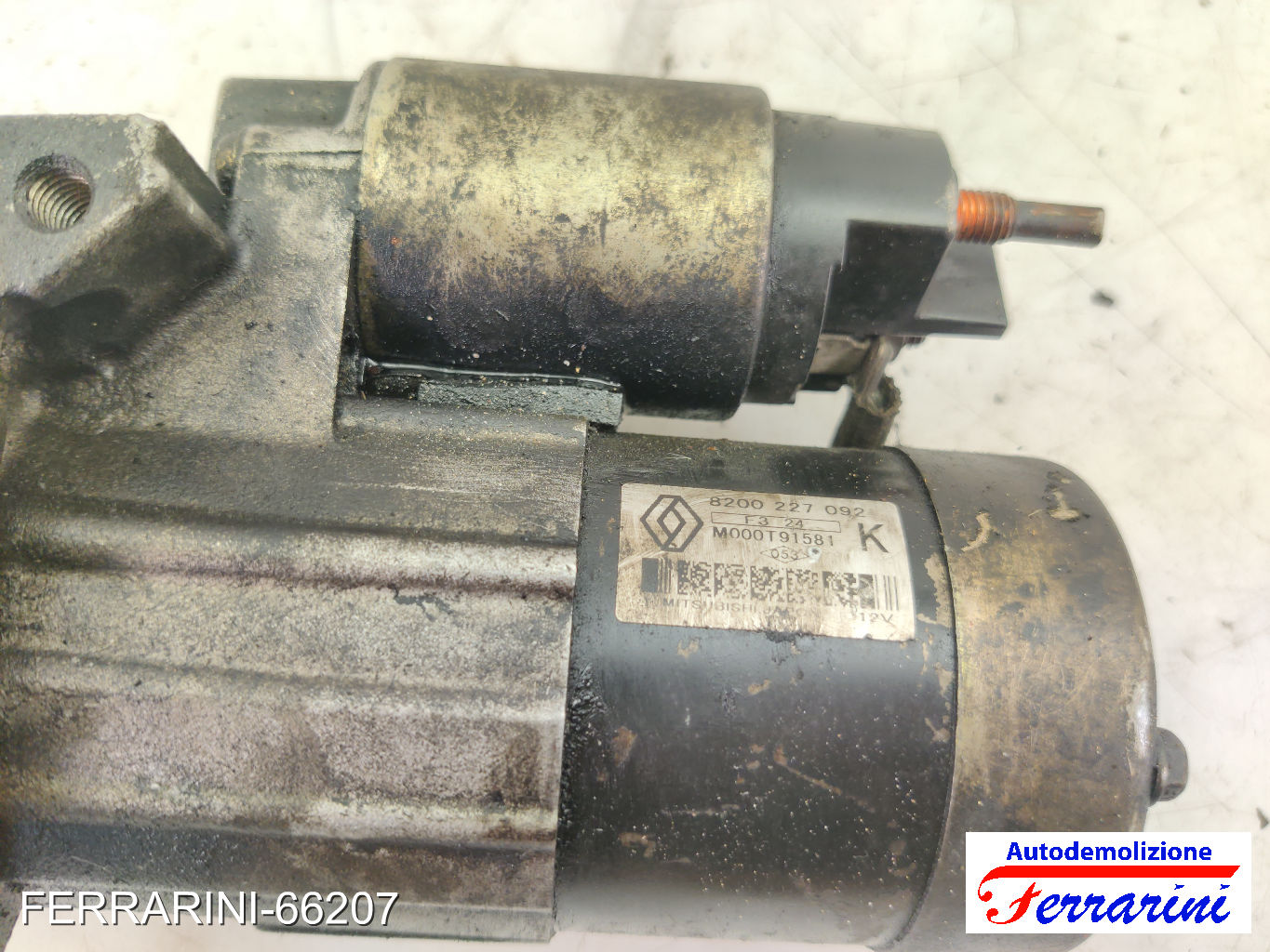 Motorino Avviamento NISSAN MICRA 3 K12 1.5 DCI 2003-2010 8200227092, M000T91581