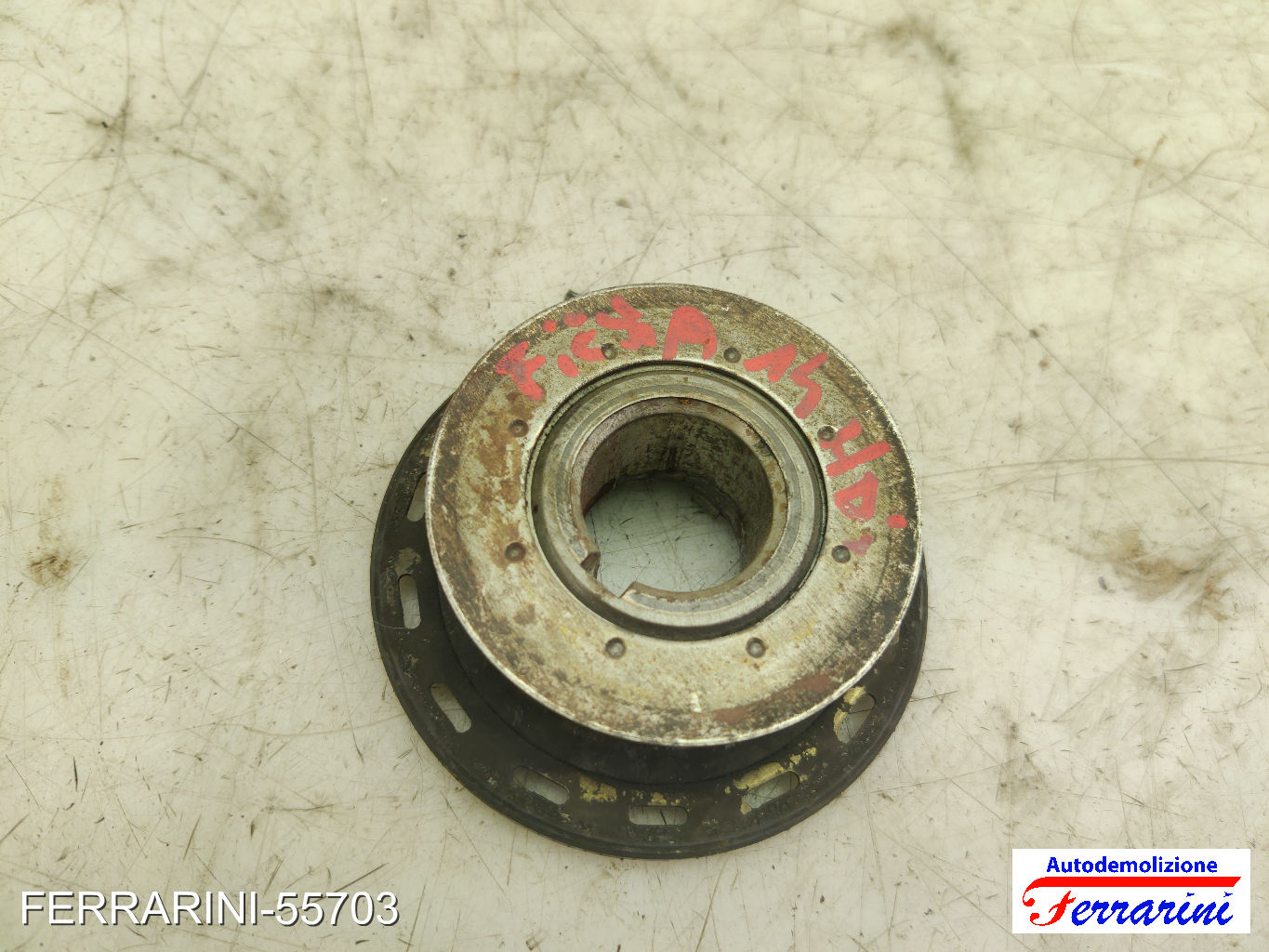 Puleggia albero motore CITROEN C3 1 FC, FN 1.4 16V HDI 2002-2009 9637466980 9