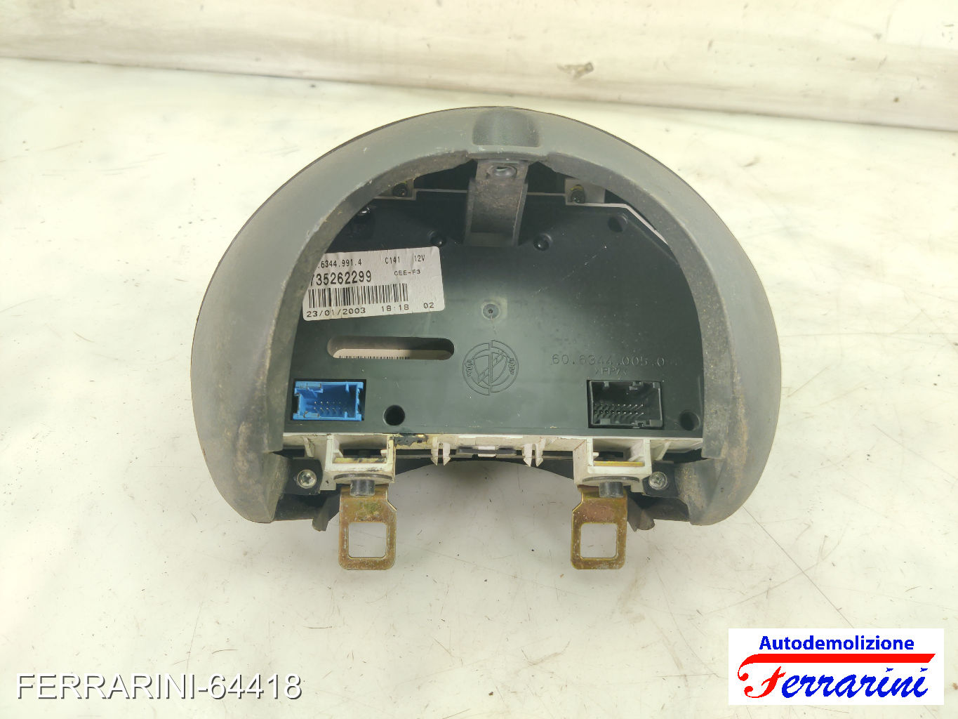 Quadro Contachilometri FIAT SEICENTO 600 287 1.1 1998-2010 735262299
