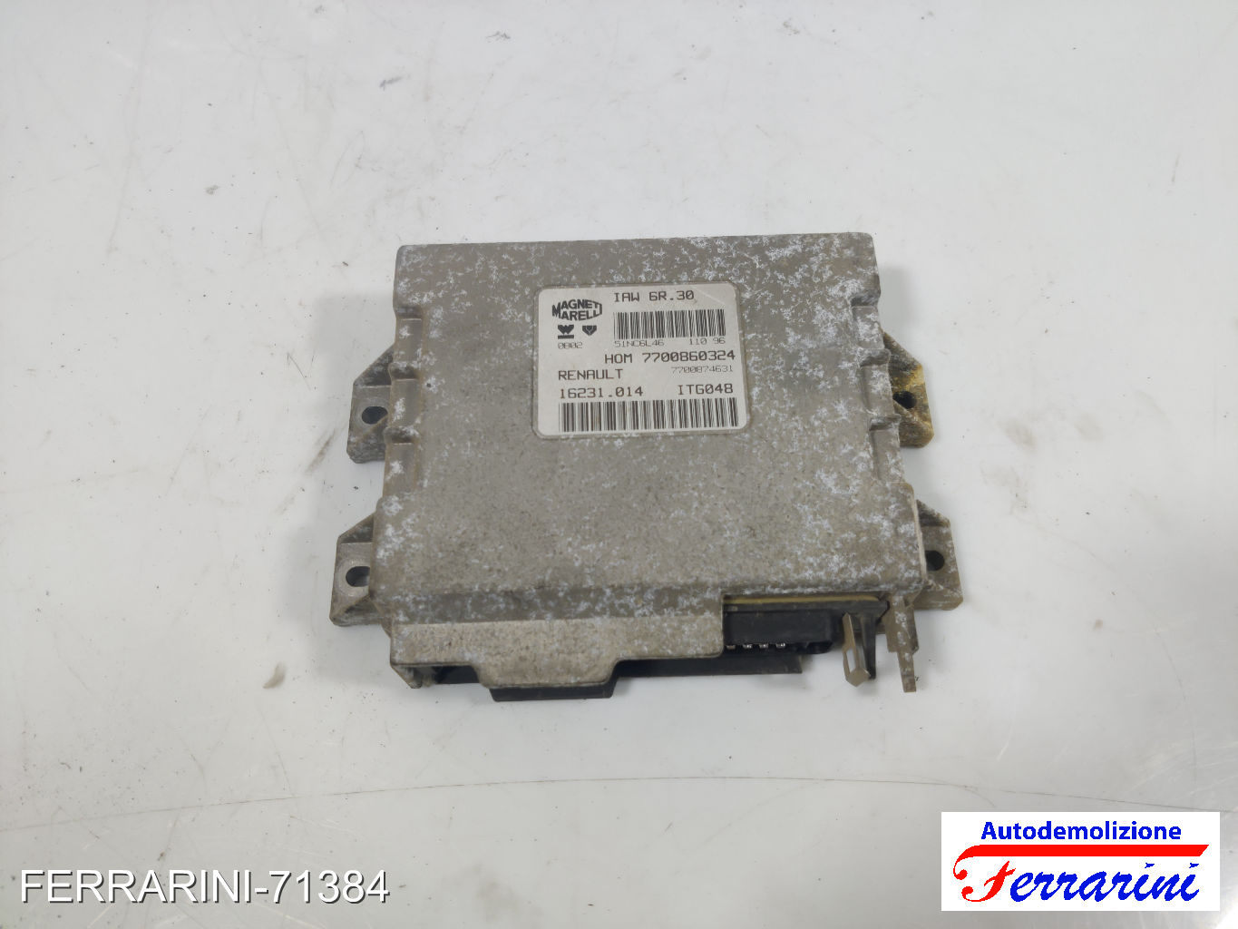 Centralina Motore RENAULT TWINGO 1 C06 1.2 1993-1996 7700860324, ITG048