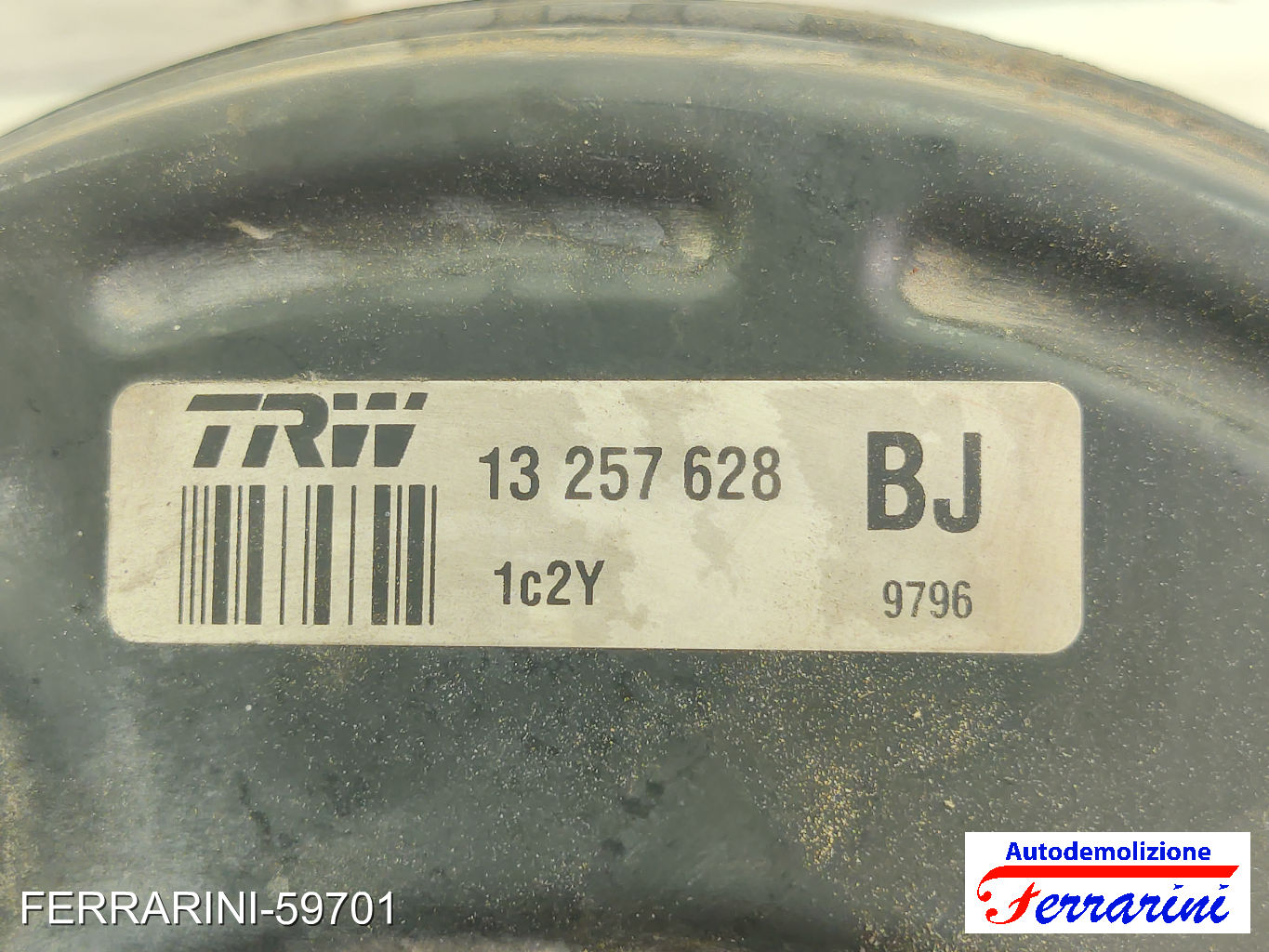 Servofreno OPEL MERIVA B S10 1.4 LPG 2011-2017 93168571, 13257628, 0545167