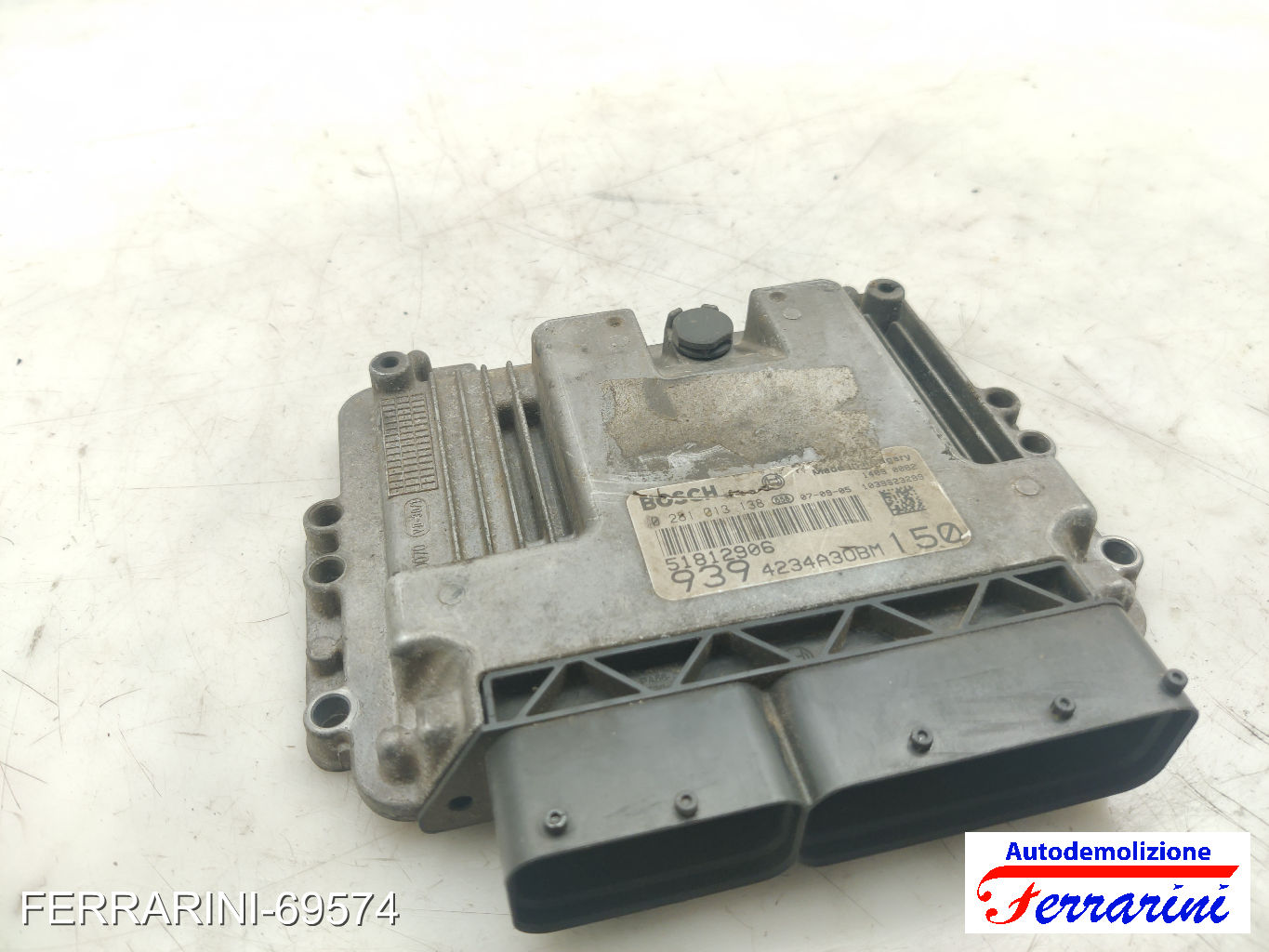 Centralina Motore ALFA ROMEO 159 939 1.9 JTDM 16V 2005-2011 51812906, 0281013138
