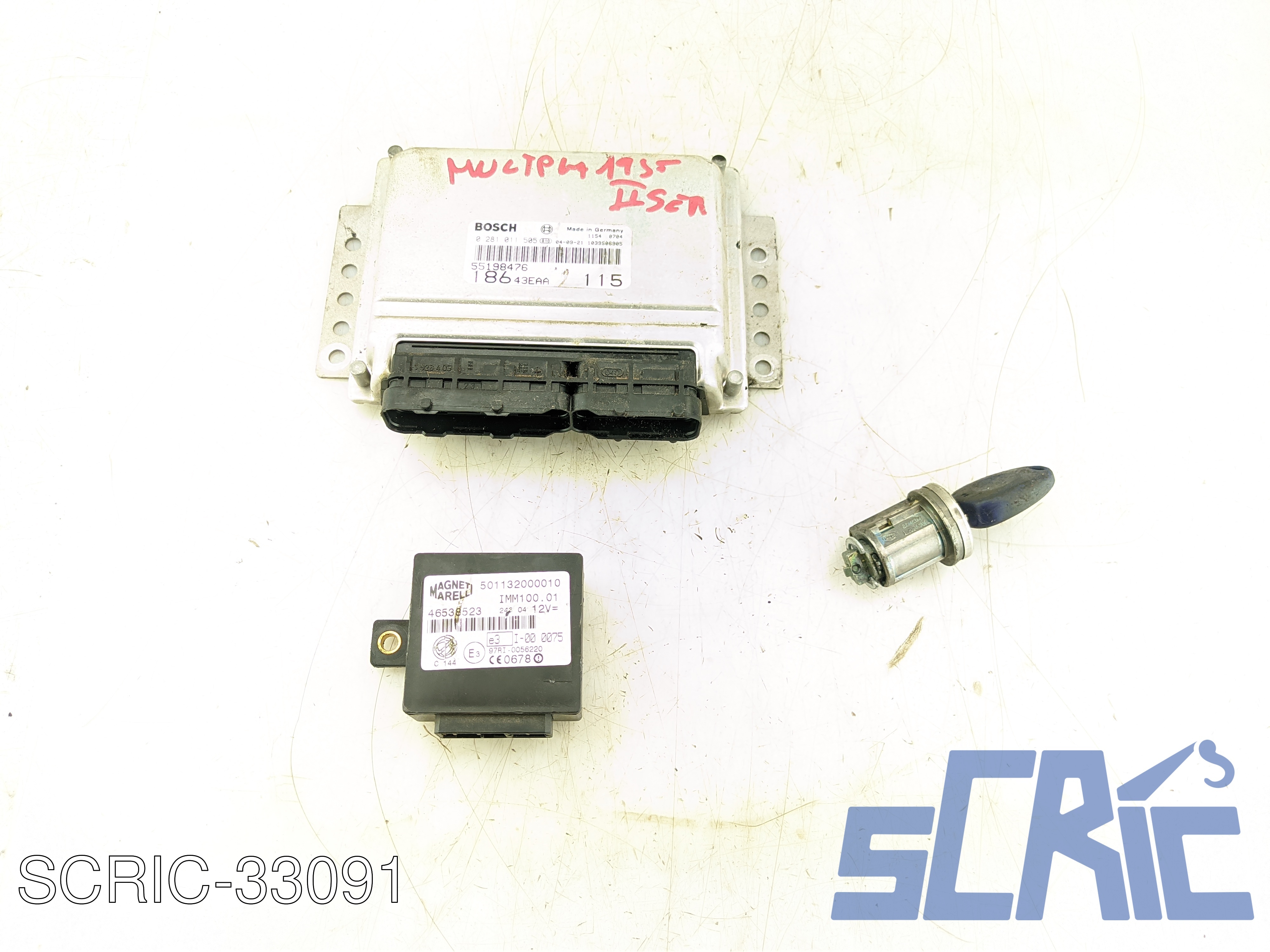 Kit Accensione FIAT MULTIPLA 186 1.9 JTD 115 2002-2010 0281011505, 501132000010