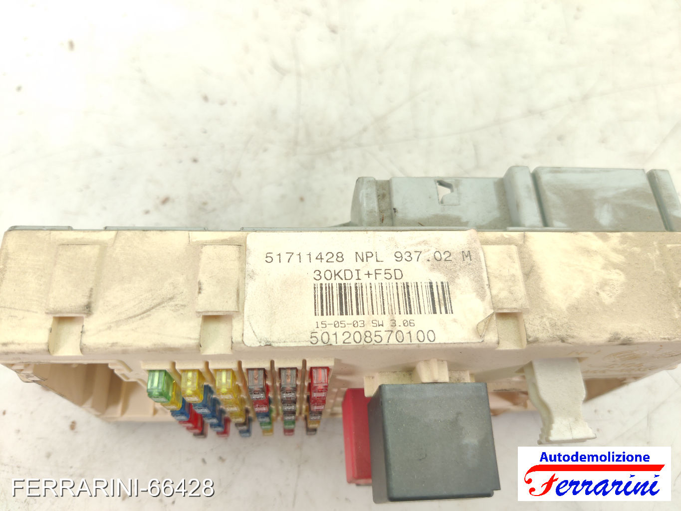 Body Computer ALFA ROMEO 147 937 1.6 16V T.SPARK 2001-2010 46558758, 51711428