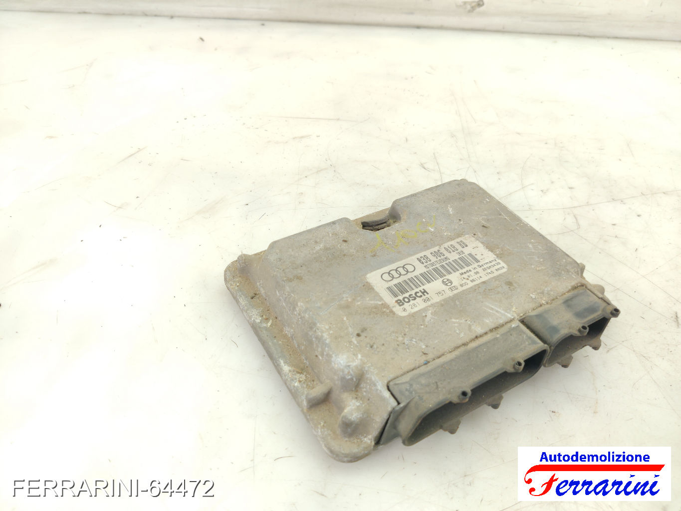 Centralina Motore VW GOLF 4 1J1 1.9 TDI 1997-2004 038906018BB, 0281001757 6