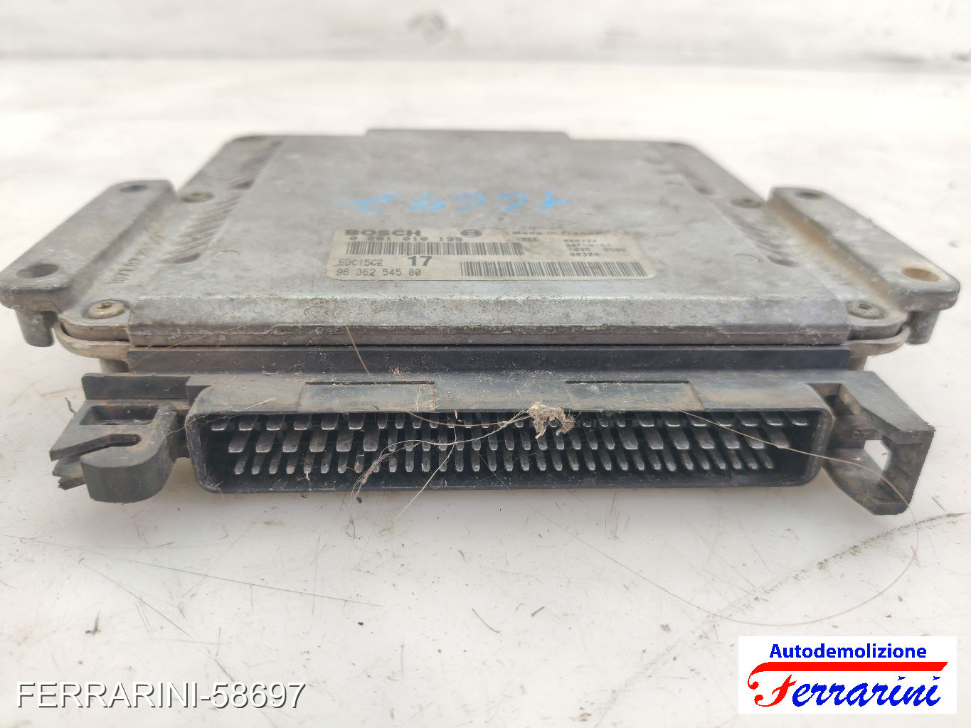 Centralina Motore FIAT SCUDO 220 2.0 JTD 1999-2006 9636254580, 0281010135 8