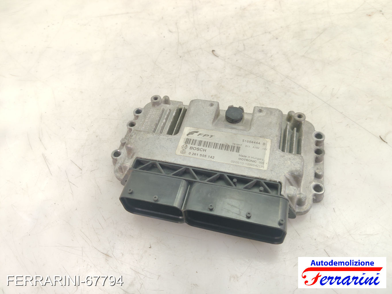 Centralina Motore ALFA ROMEO MITO 955 1.4 BI-FUEL 2009-2016 51864444, 0261S05142