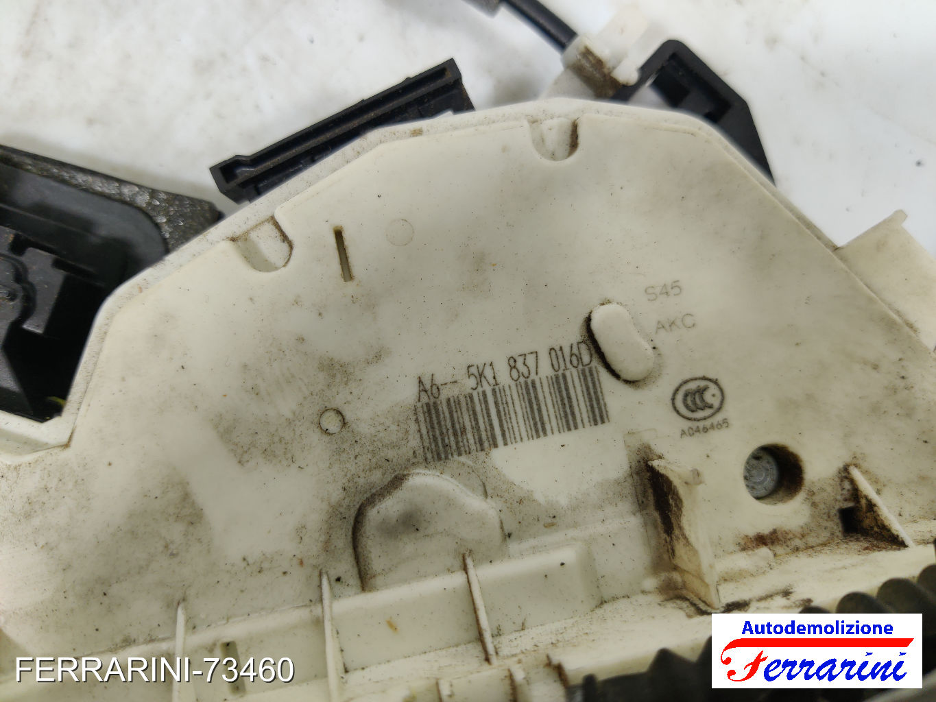 Serratura Porta VW GOLF 7 5G1, BE1, BE2, BQ1 2012-2020 destro, dx, frontale 8