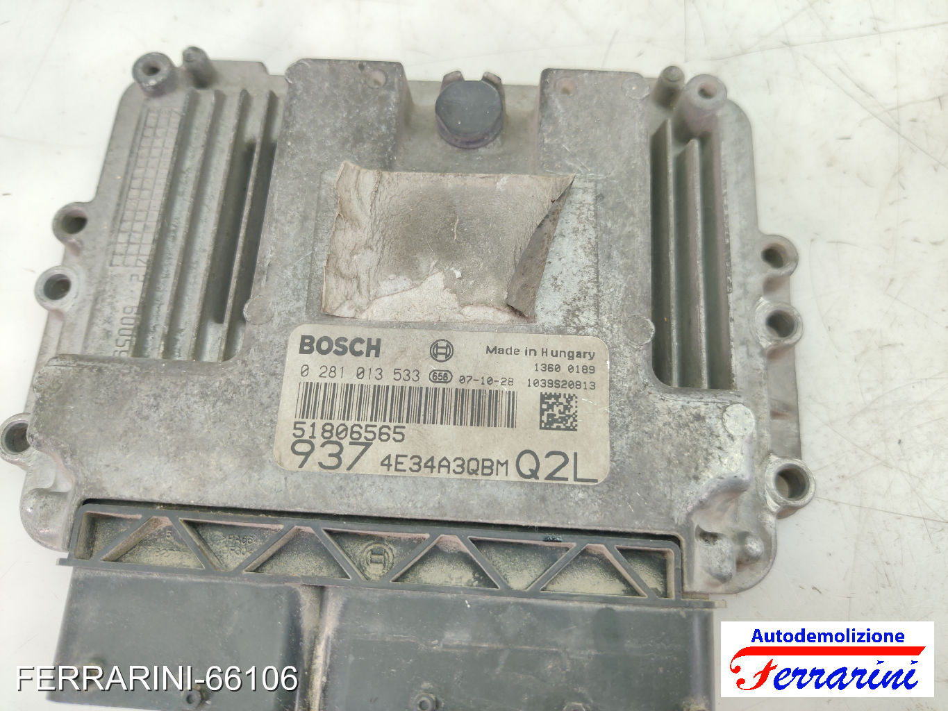 Kit Accensione ALFA ROMEO 147 937 1.9 16V Q2 2004-2010 501890020000, 51806565 28