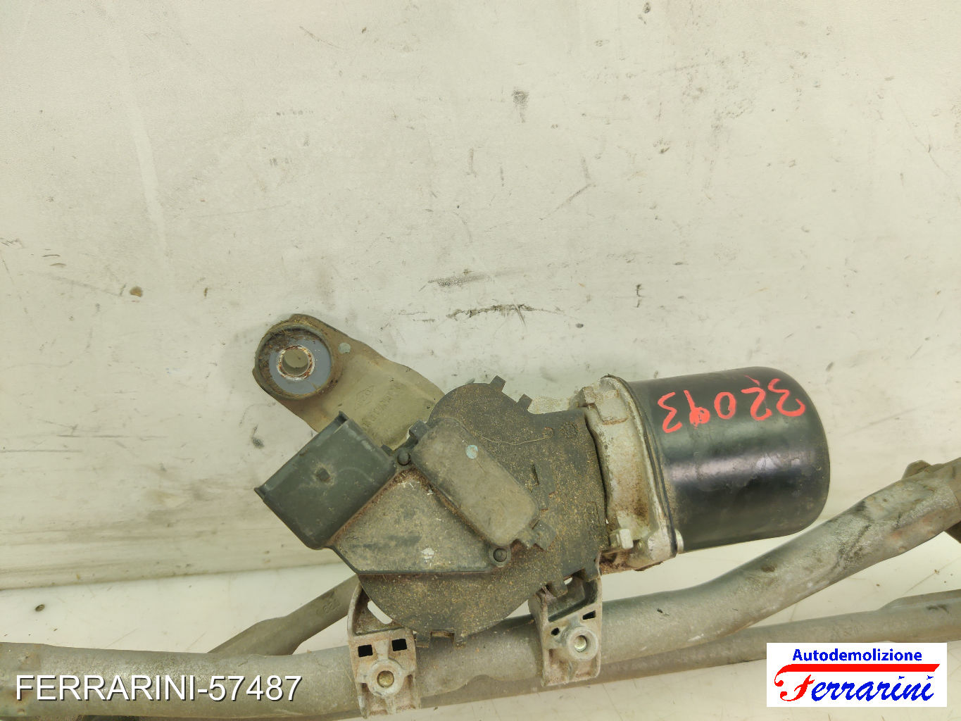 Spazzacqua Motorino Tergicristallo RENAULT MEGANE 2 KM 2005-2009 anteriore 11