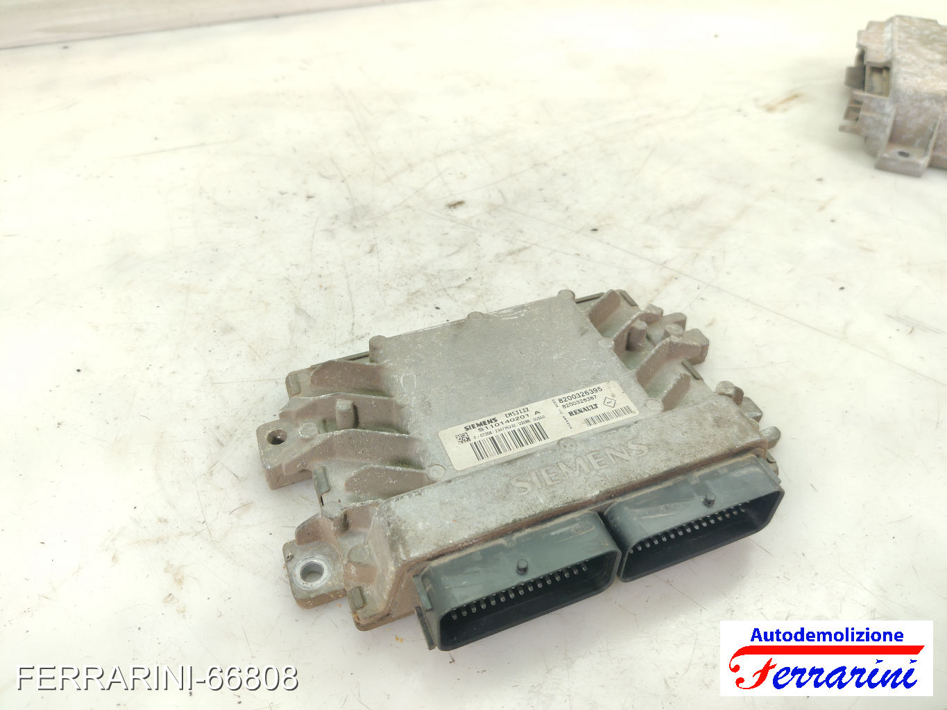 Centralina Motore RENAULT CLIO 2 BB, CB 1.2 1998-2010 8200326395, 8200326387 6