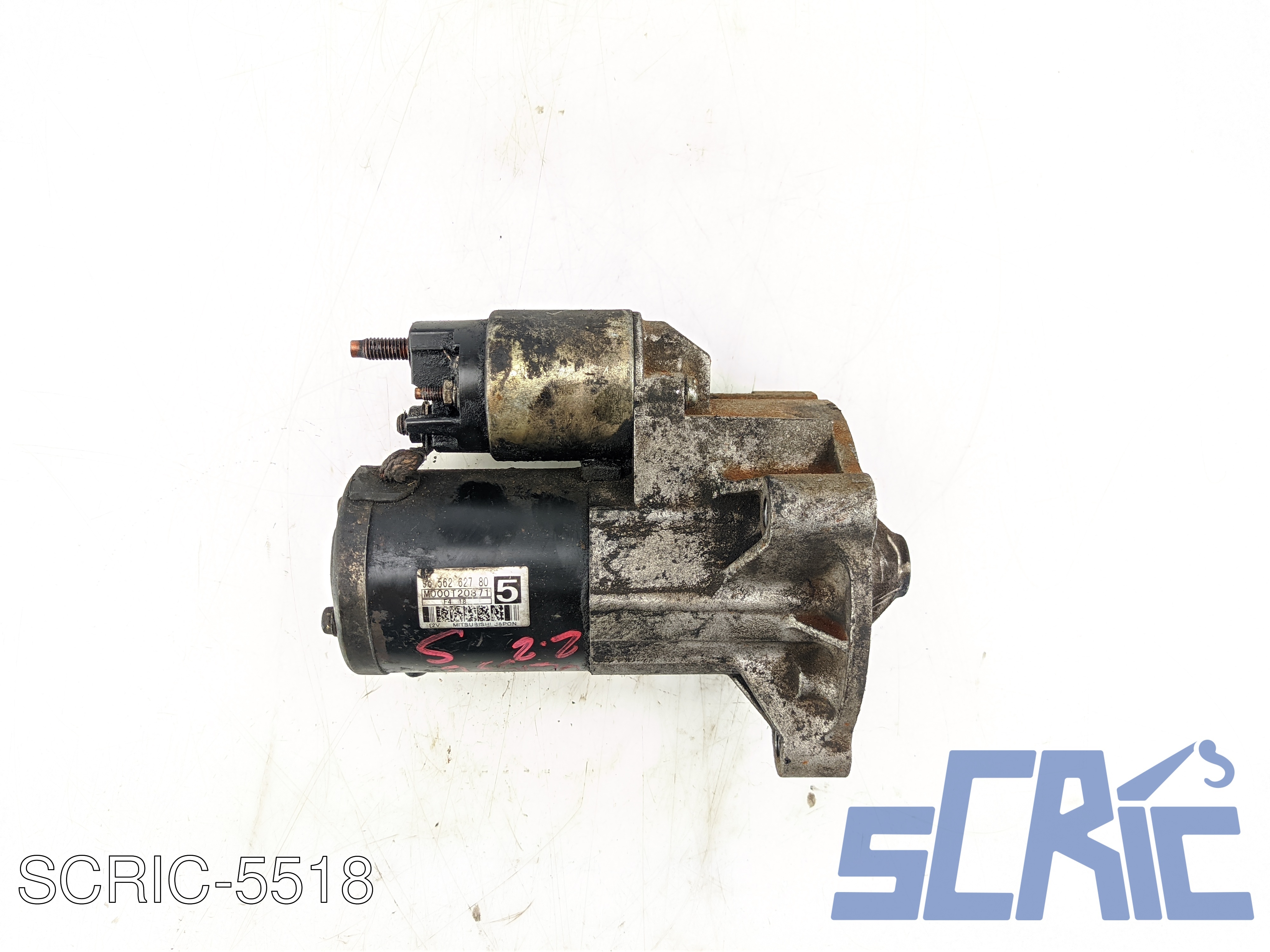 Motorino Avviamento PEUGEOT PARTNER 5, G 2.0 HDI 2000-2008 9656262780, 5802FJ