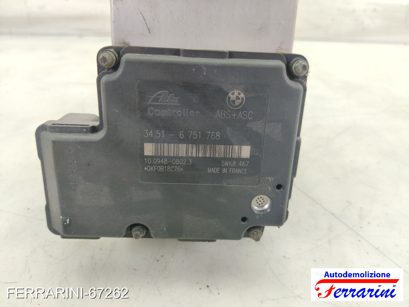 Centralina Pompa Abs BMW SERIE 3 E46 320D 1998-2001 34516751767, 34516751768 6